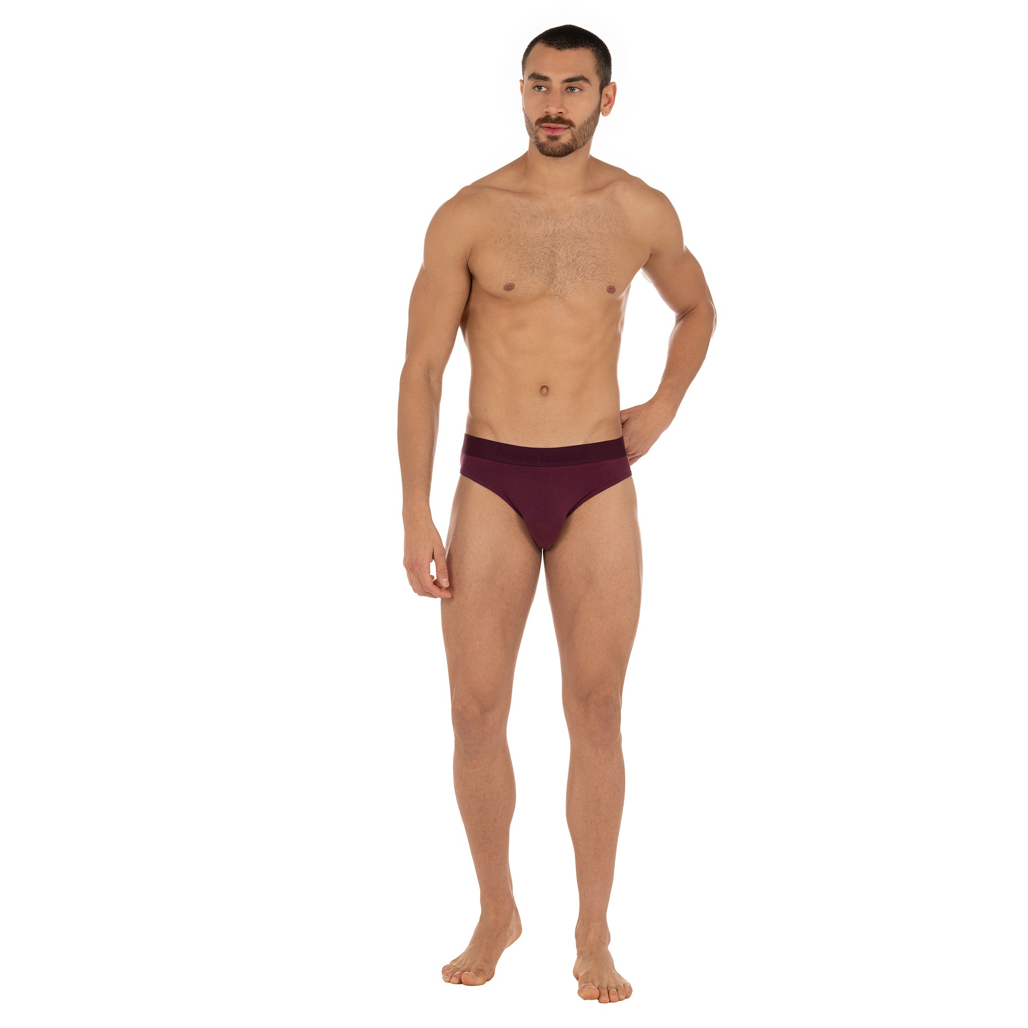 Bruno Banani Slip »Flowing«, (2er Pack), mit Logobund