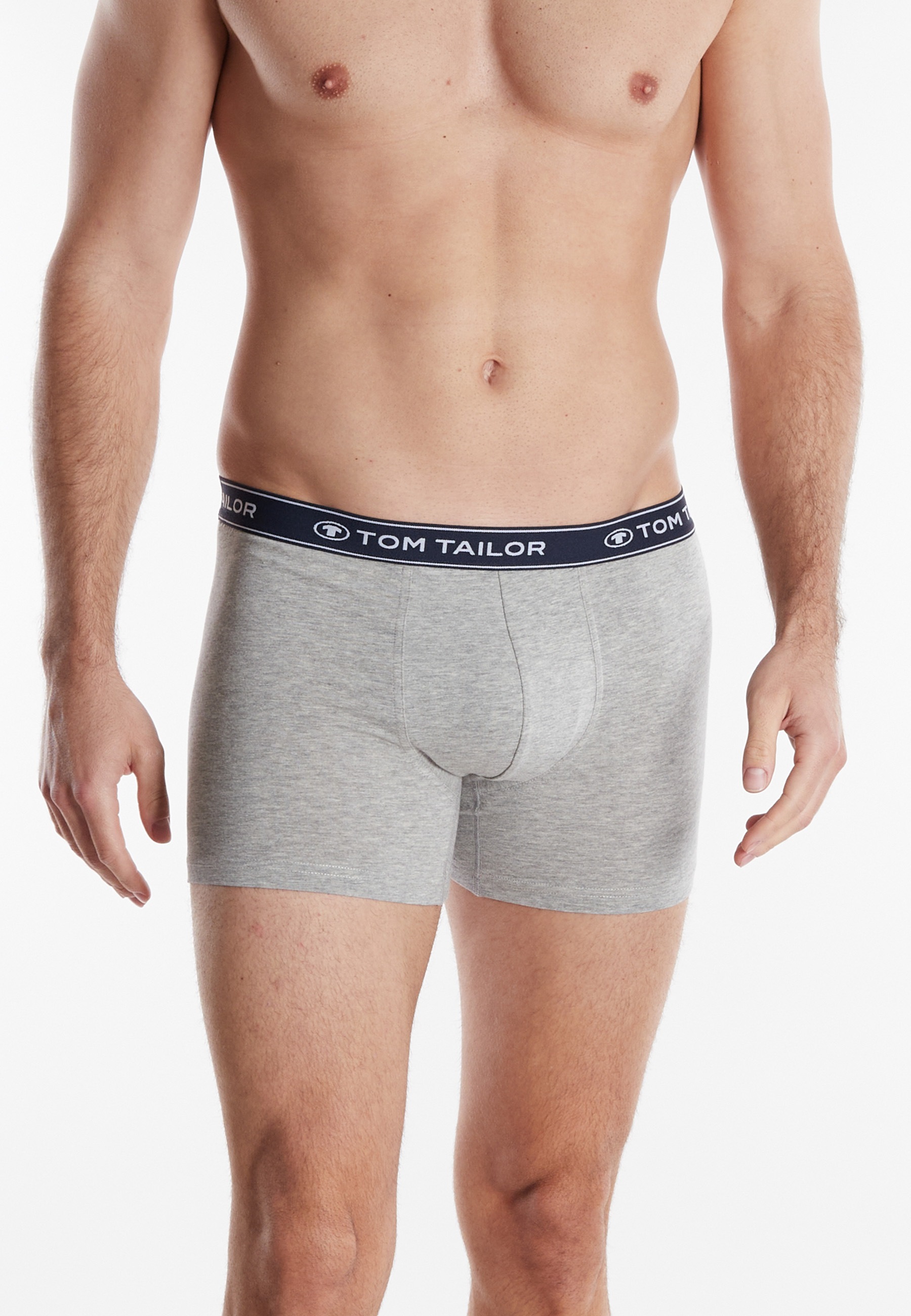 TOM TAILOR Boxershorts "Buffer", bequem, basic, eng, atmungsaktiv, Logobund günstig online kaufen
