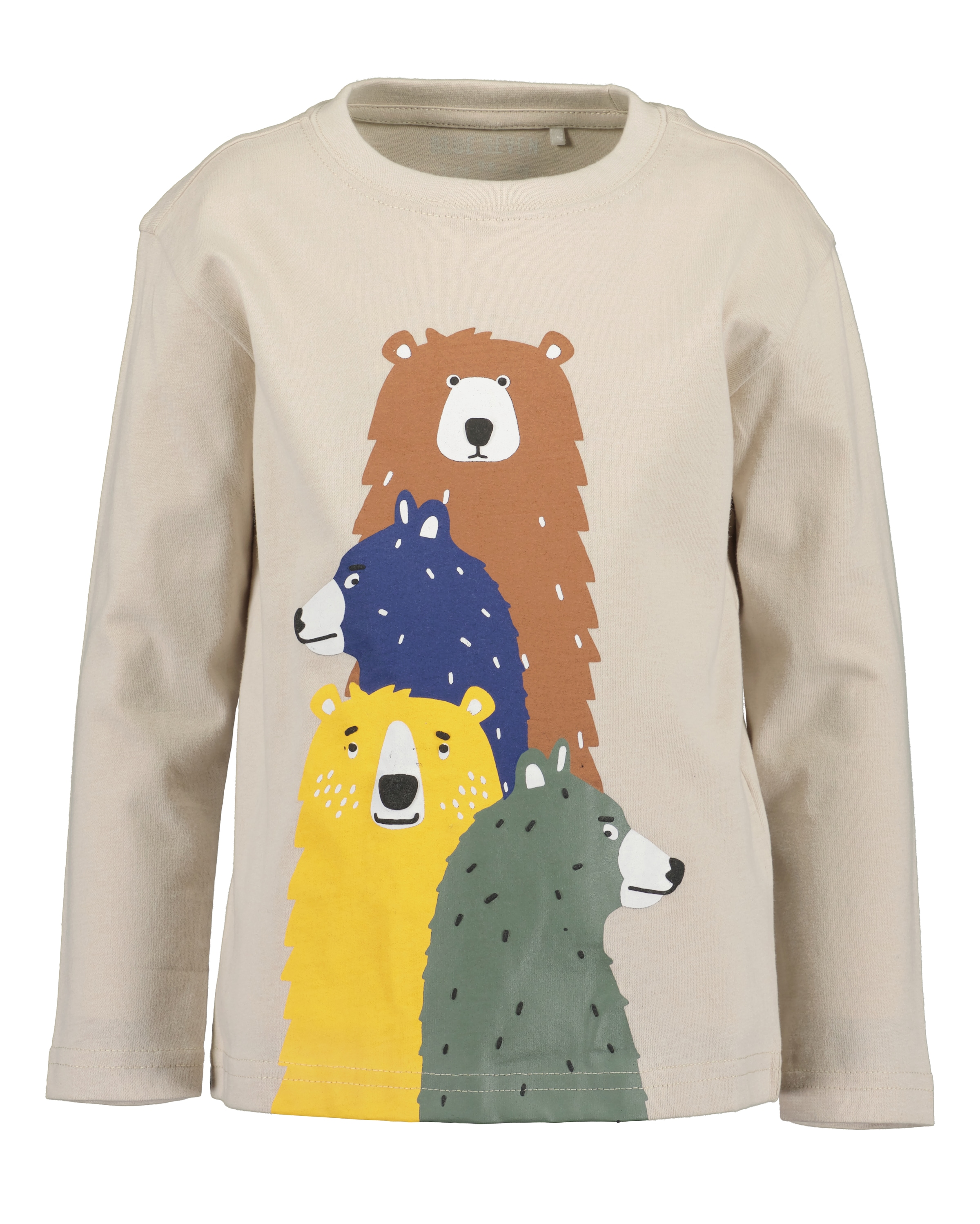 Blue Seven Langarmshirt, (Packung, 2 tlg.), mit tollen Frontmotiven