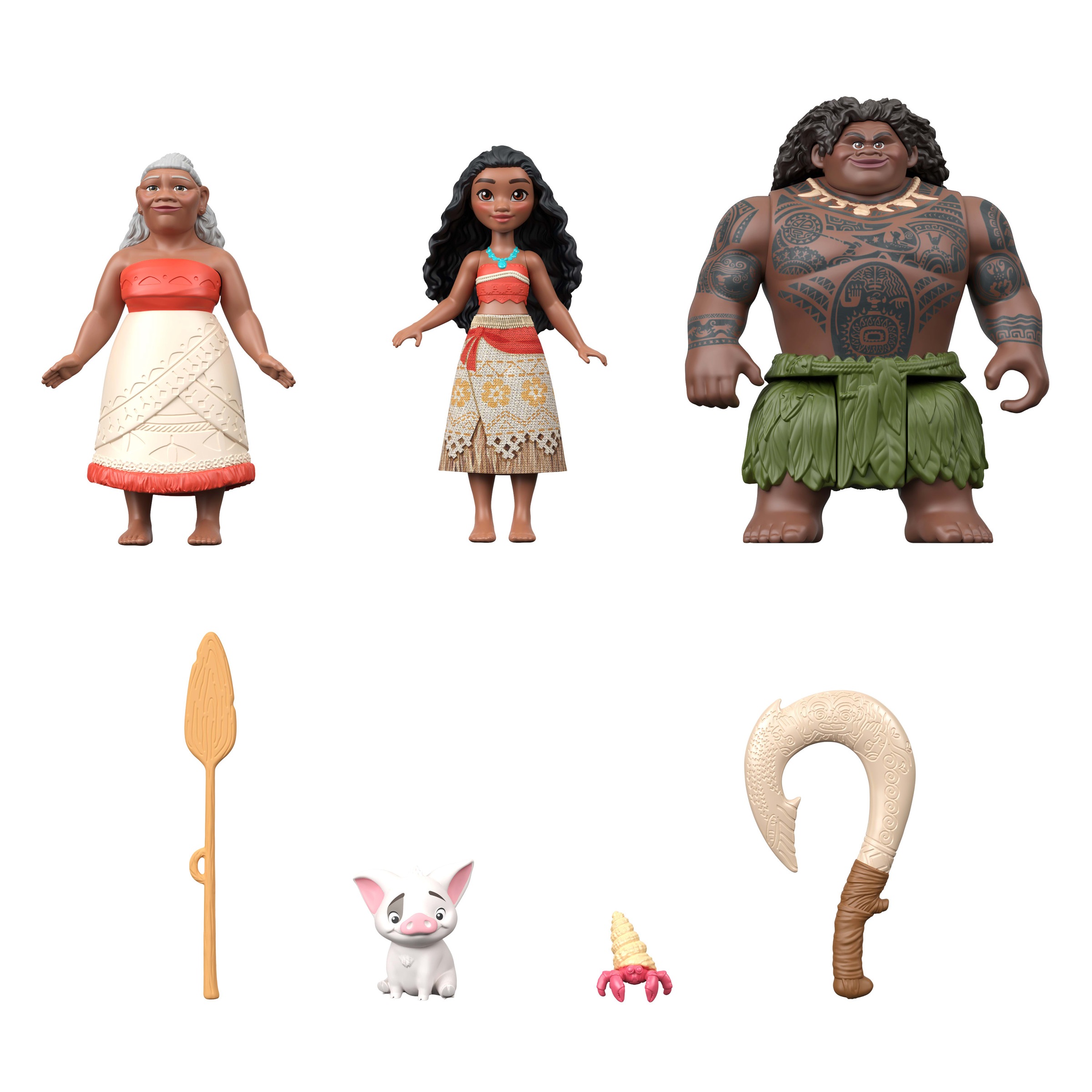 Mattel® Anziehpuppe »Disney Vaiana Kleine Puppen, Character Pack«