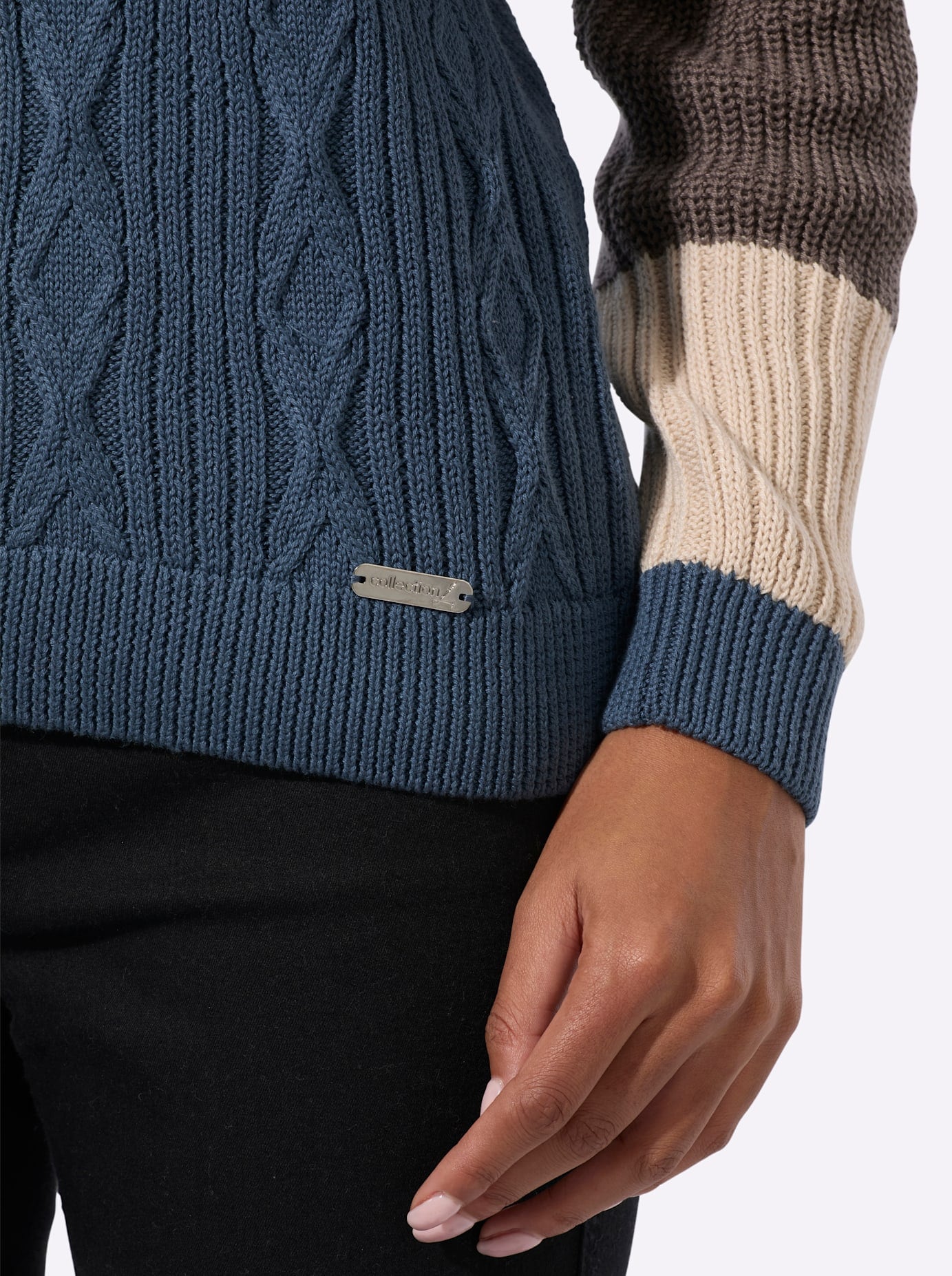 Casual Looks Stehkragenpullover »Stehkragen-Pullover«