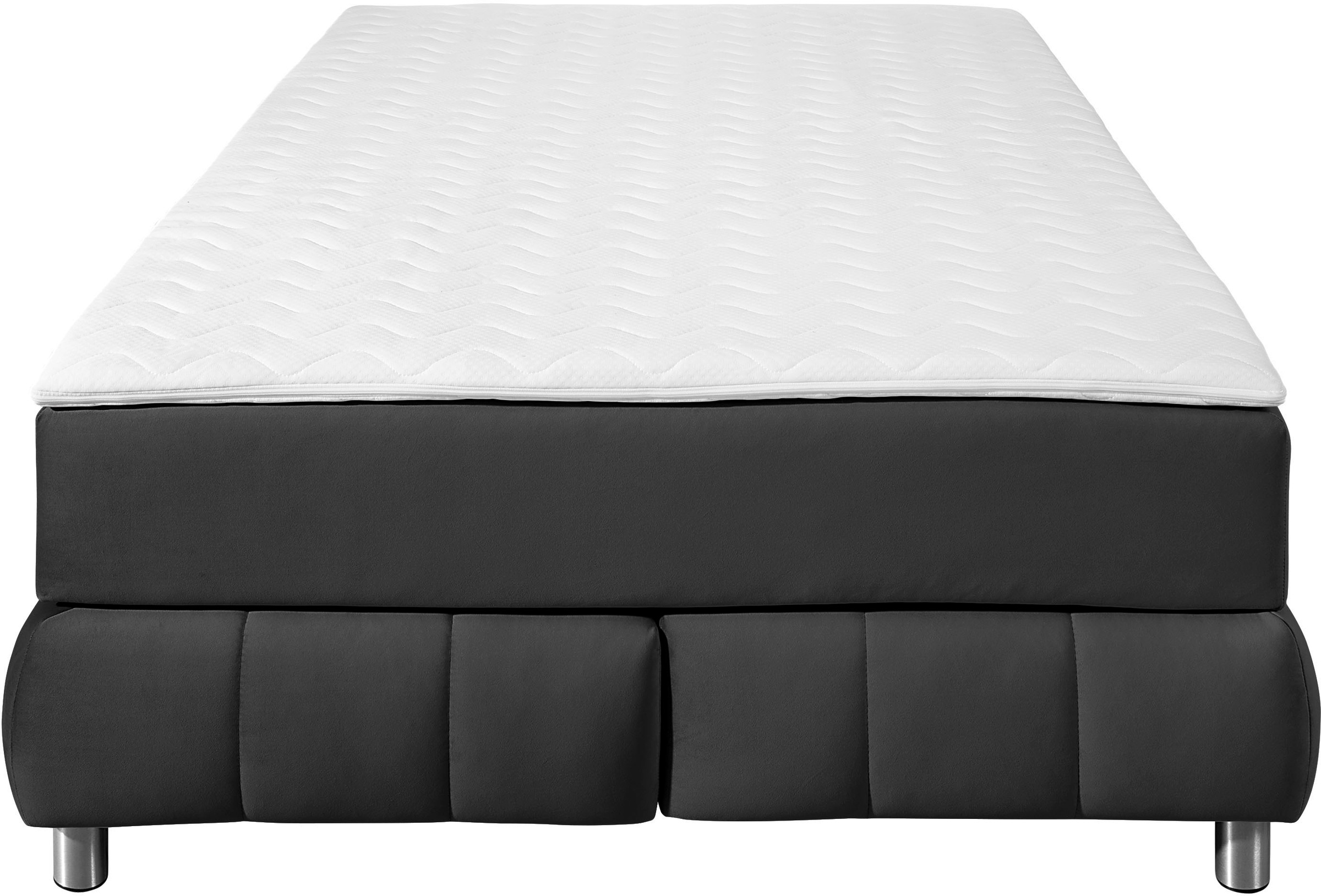 andas Boxspringbett »Salo«, Ohne Kopfteil, inkl. Topper, auch in Überlänge 220 cm