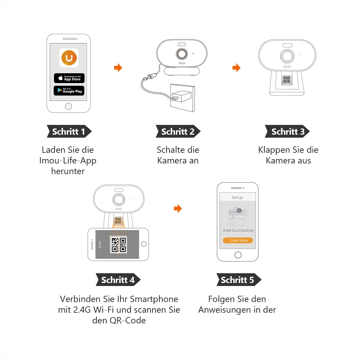 Imou Überwachungskamera »Versa«, Außenbereich