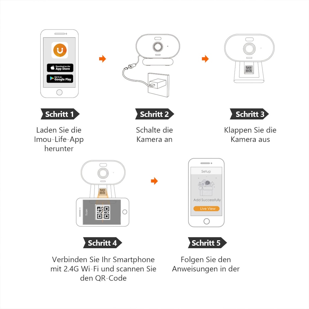 Imou Überwachungskamera »Versa«, Außenbereich