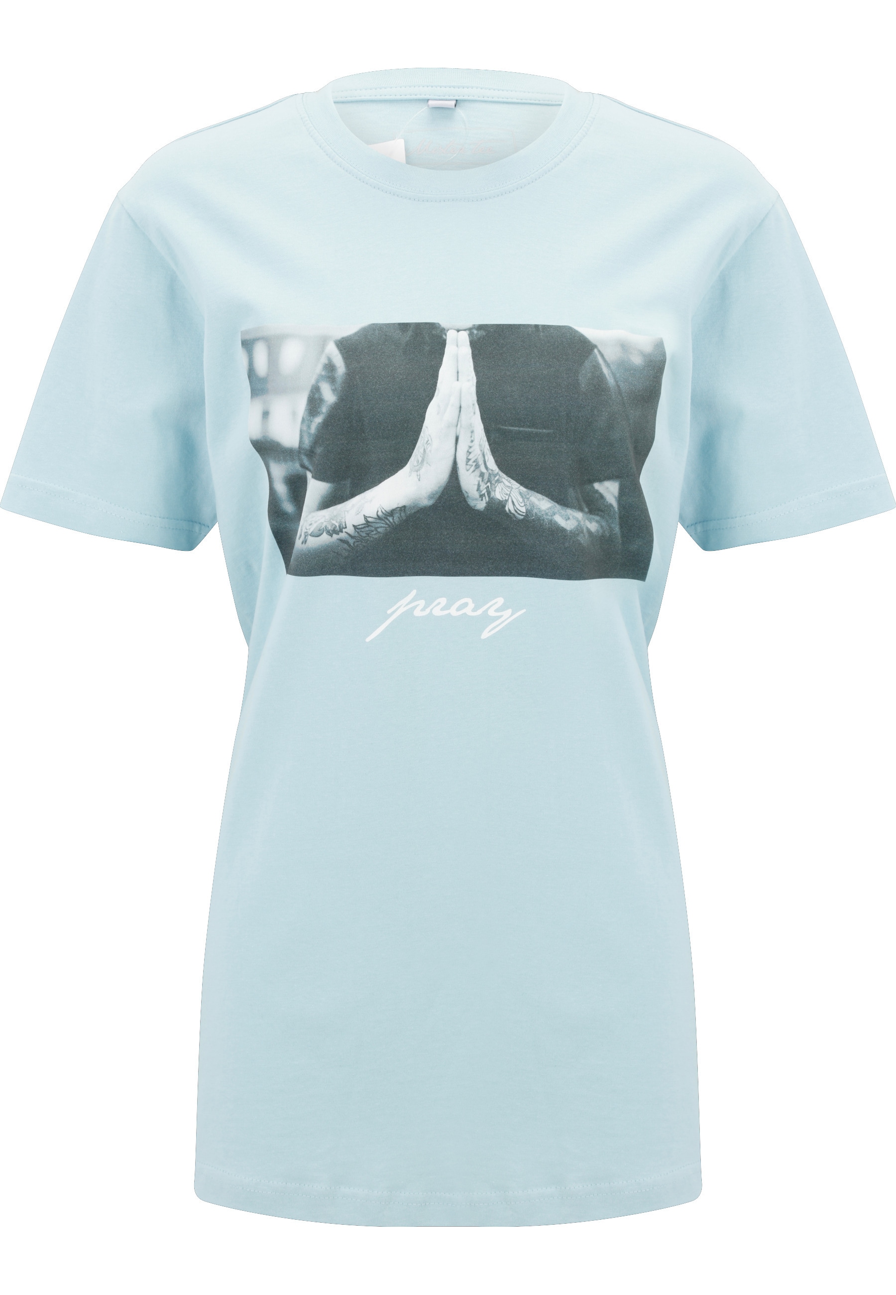 MisterTee Kurzarmshirt »MisterTee Damen Ladies Pray Tee« 1 Stk.