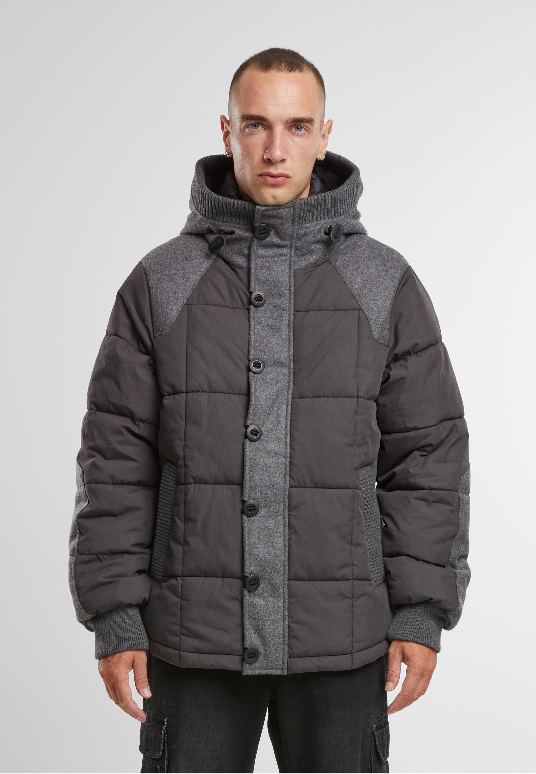 Brandit Winterjacke »Brandit Brandit Men Garret Jacket« 1 Stk. tlg. mit Kapuze