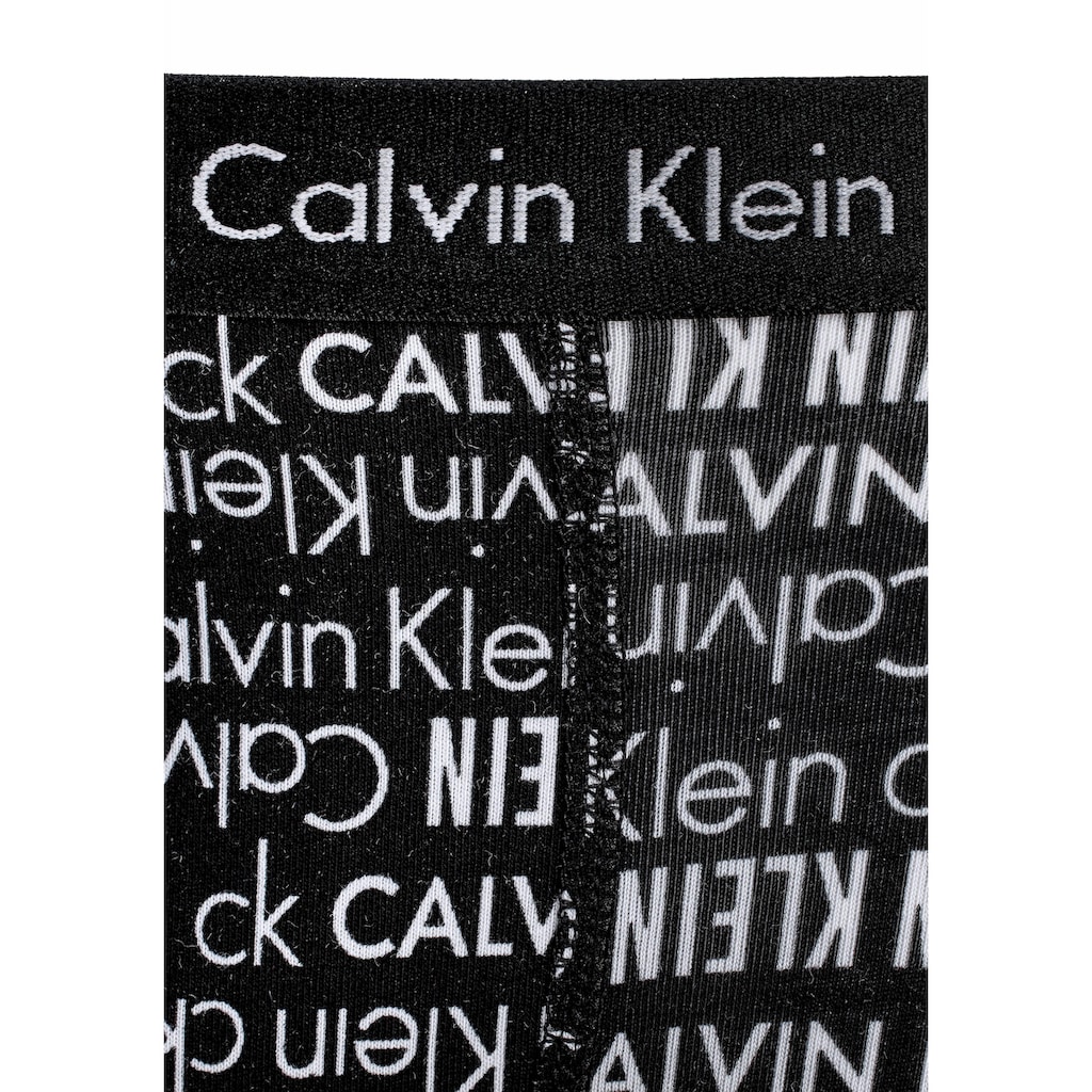 Marken Calvin Klein Calvin Klein Boxer, (2 St.) schwarz + schwarz-weiß-bedruckt