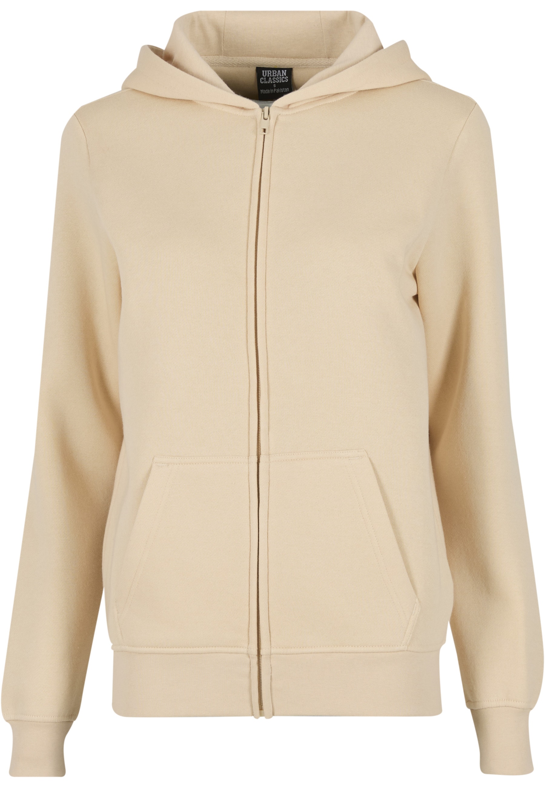 URBAN CLASSICS Sweatjacke »Urban Classics Ladies Basic Essential Zip Hoody«