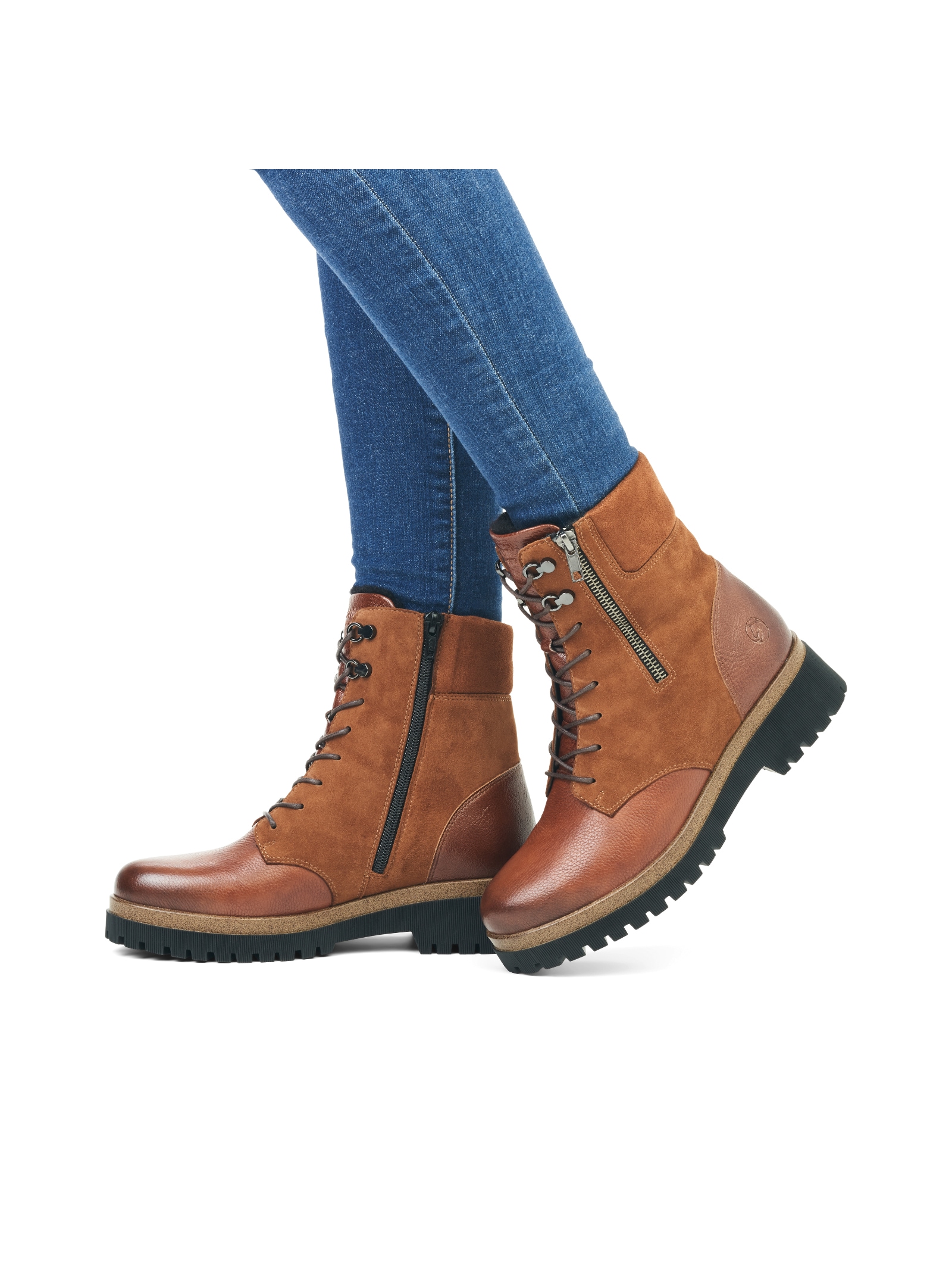 Remonte Schnürstiefelette »Remonte Stiefelette Veloursleder«