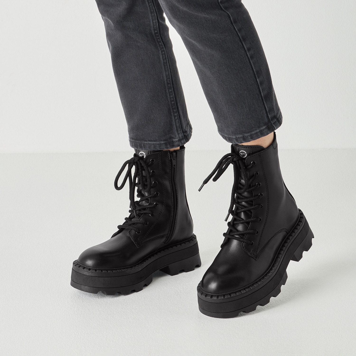 Tamaris Schnürstiefelette  Blockabsatz, Plateau, Schnürboots mit Innenreißverschluss