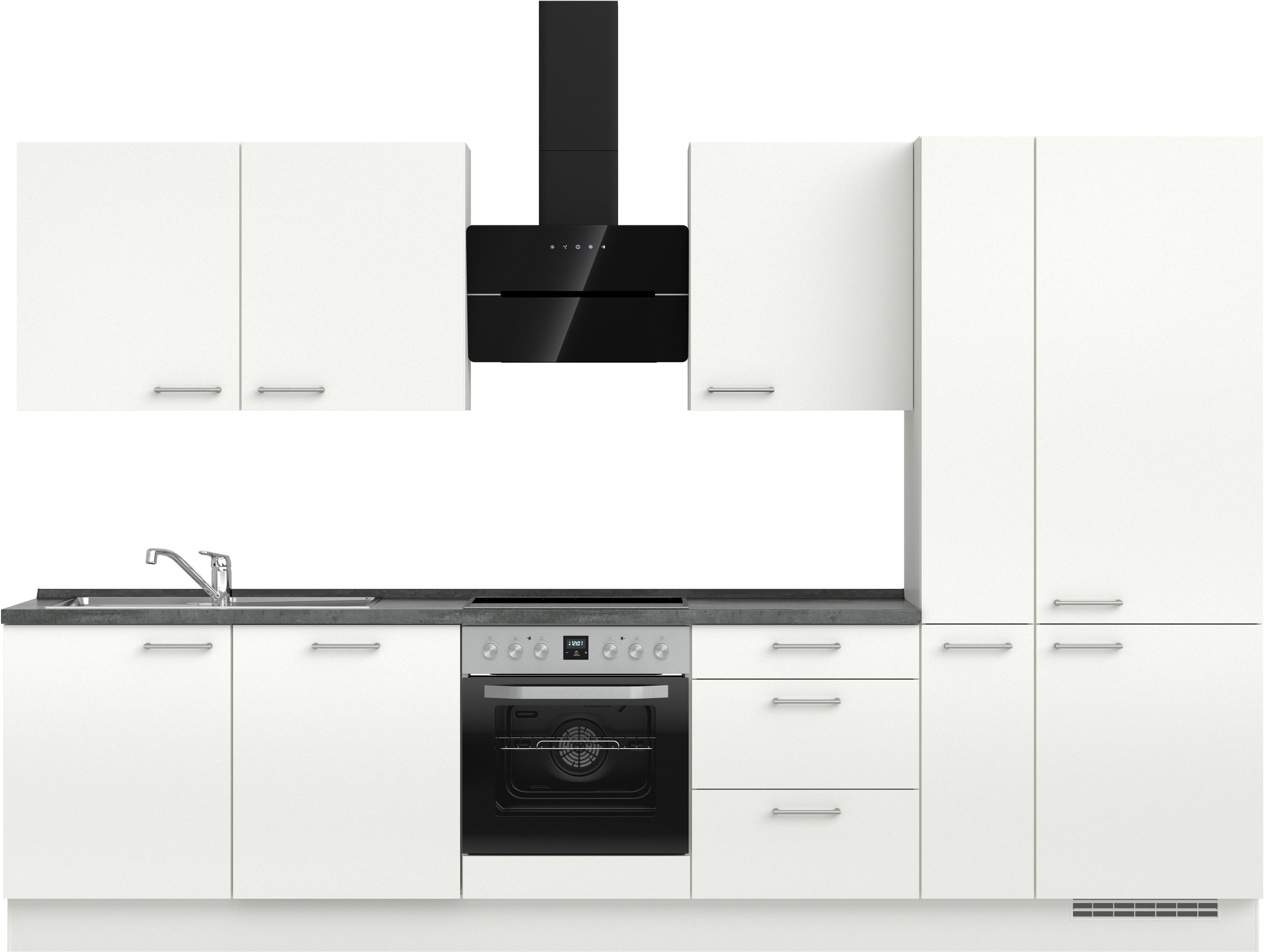 nobilia Küchenzeile ""Laser II", Ausrichtung wählbar, Breite 330 cm" vormon günstig online kaufen