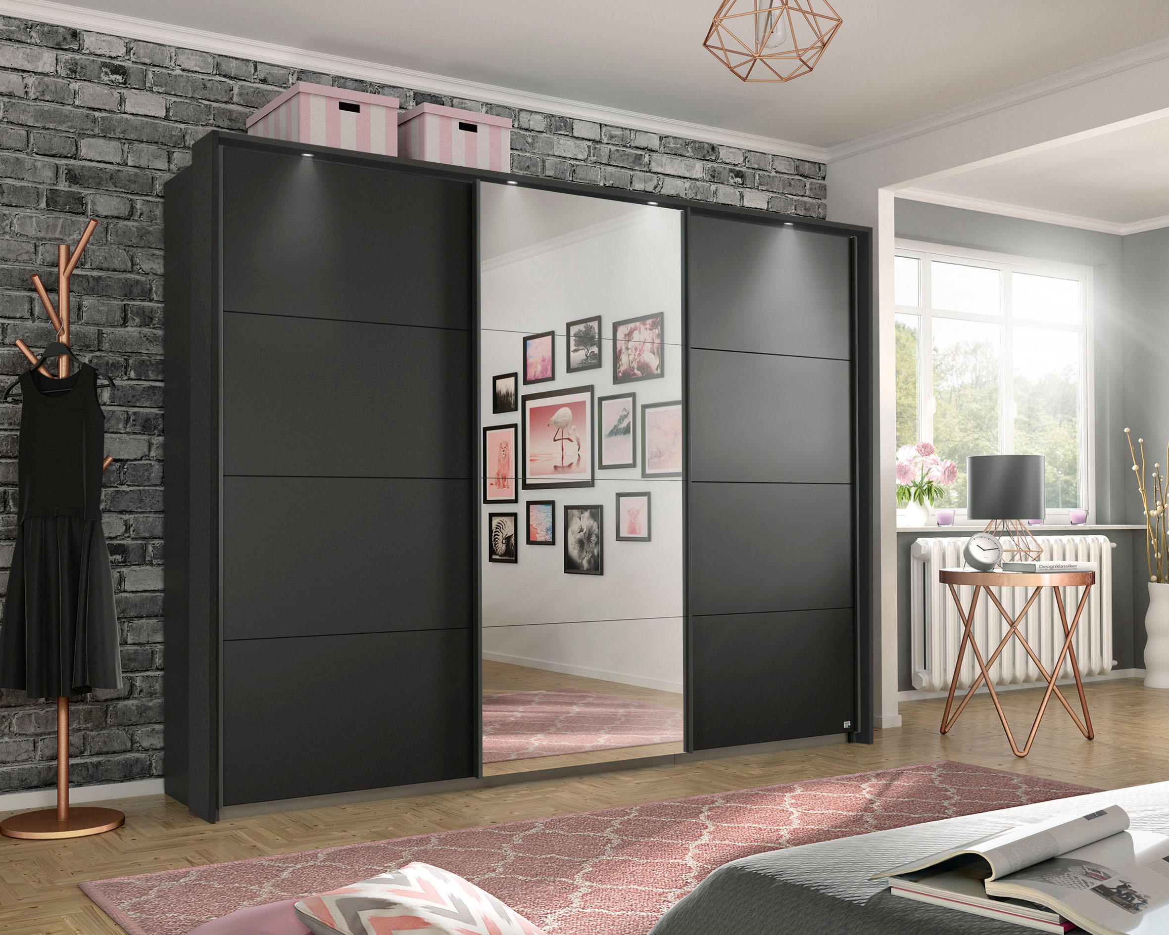 rauch Schwebetürenschrank "Kleiderschrank Schrank Garderobe Schlafzimmersch günstig online kaufen