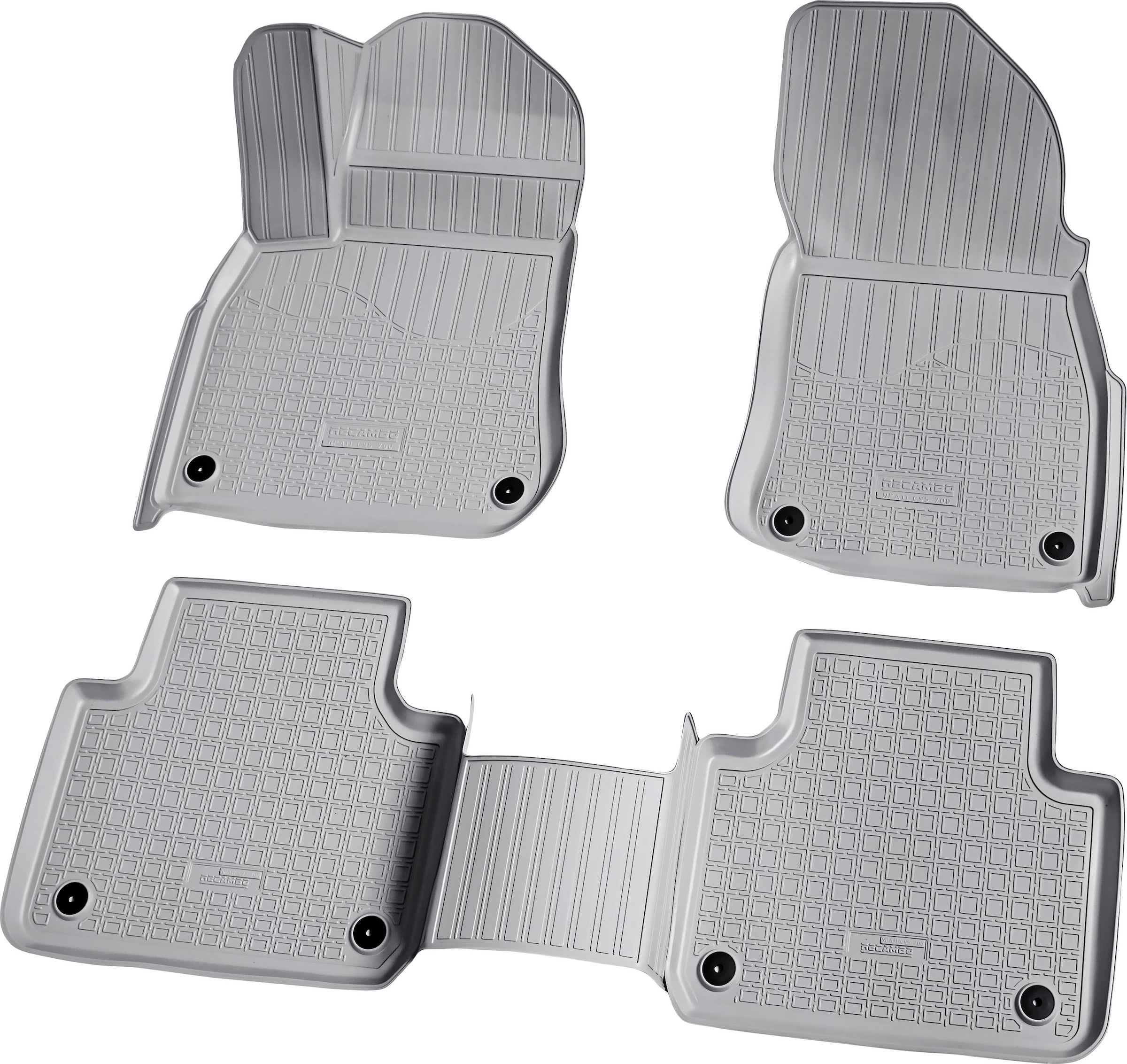 RECAMBO Passform-Fußmatten »CustomComforts«, Audi, Q7, (Set, 4 St.), Typ 4M  ab 2015, perfekte Passform auf Rechnung | BAUR