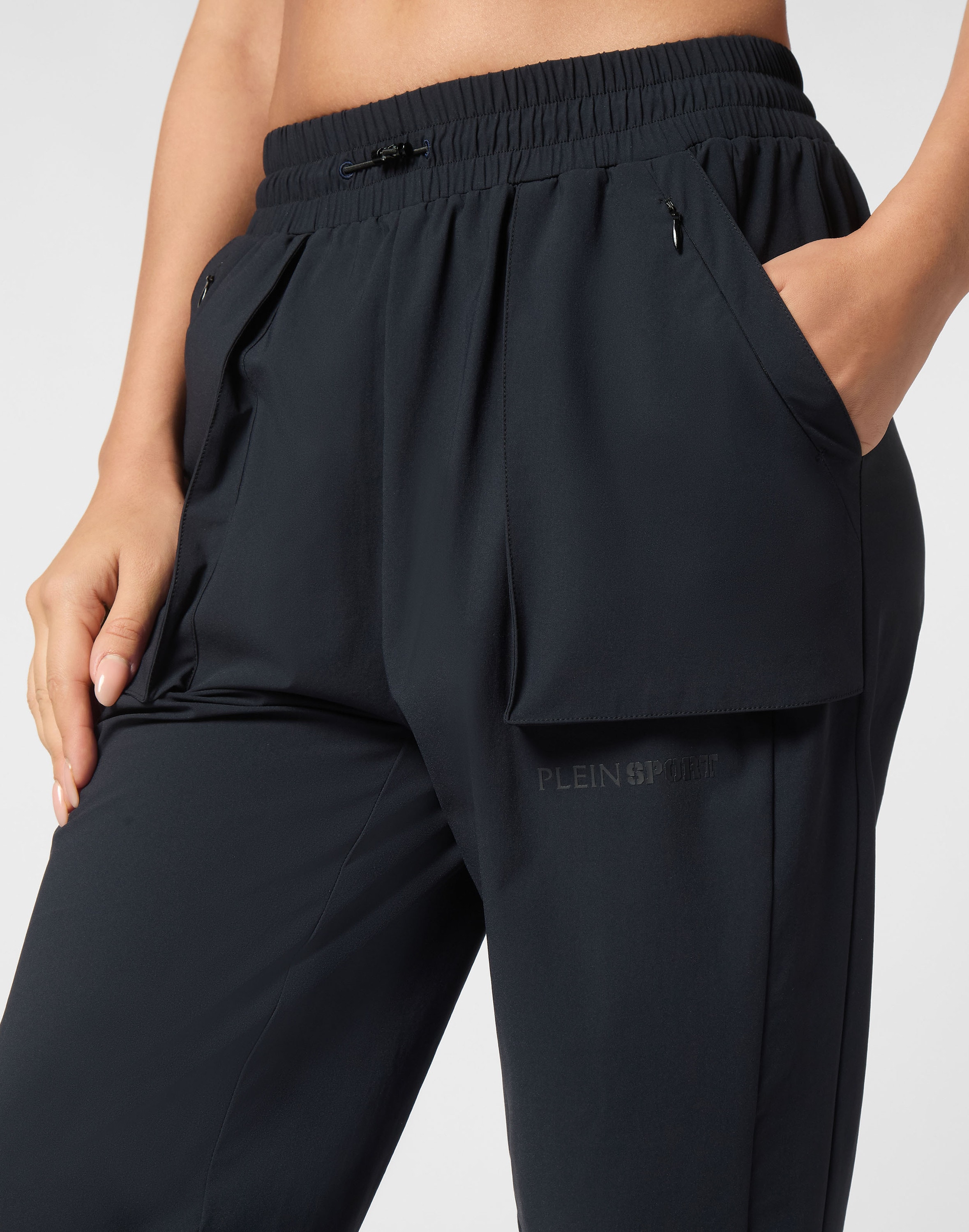 PLEIN SPORT Jogginghose »Nylon Stretch High Waisted Jogging Pants«