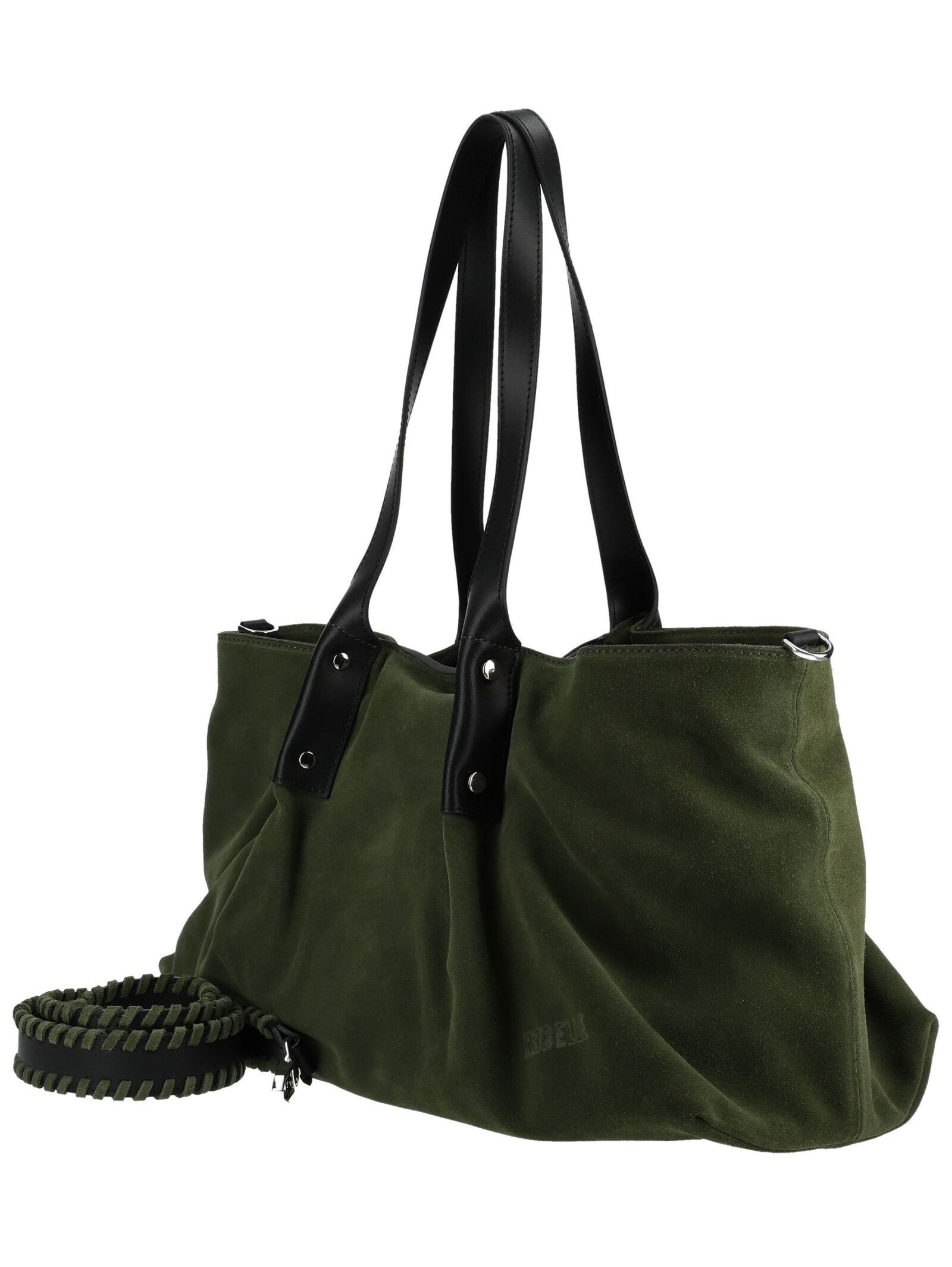 REBELLE Shopper »REBELLE Taschen Veloursleder/Textil«