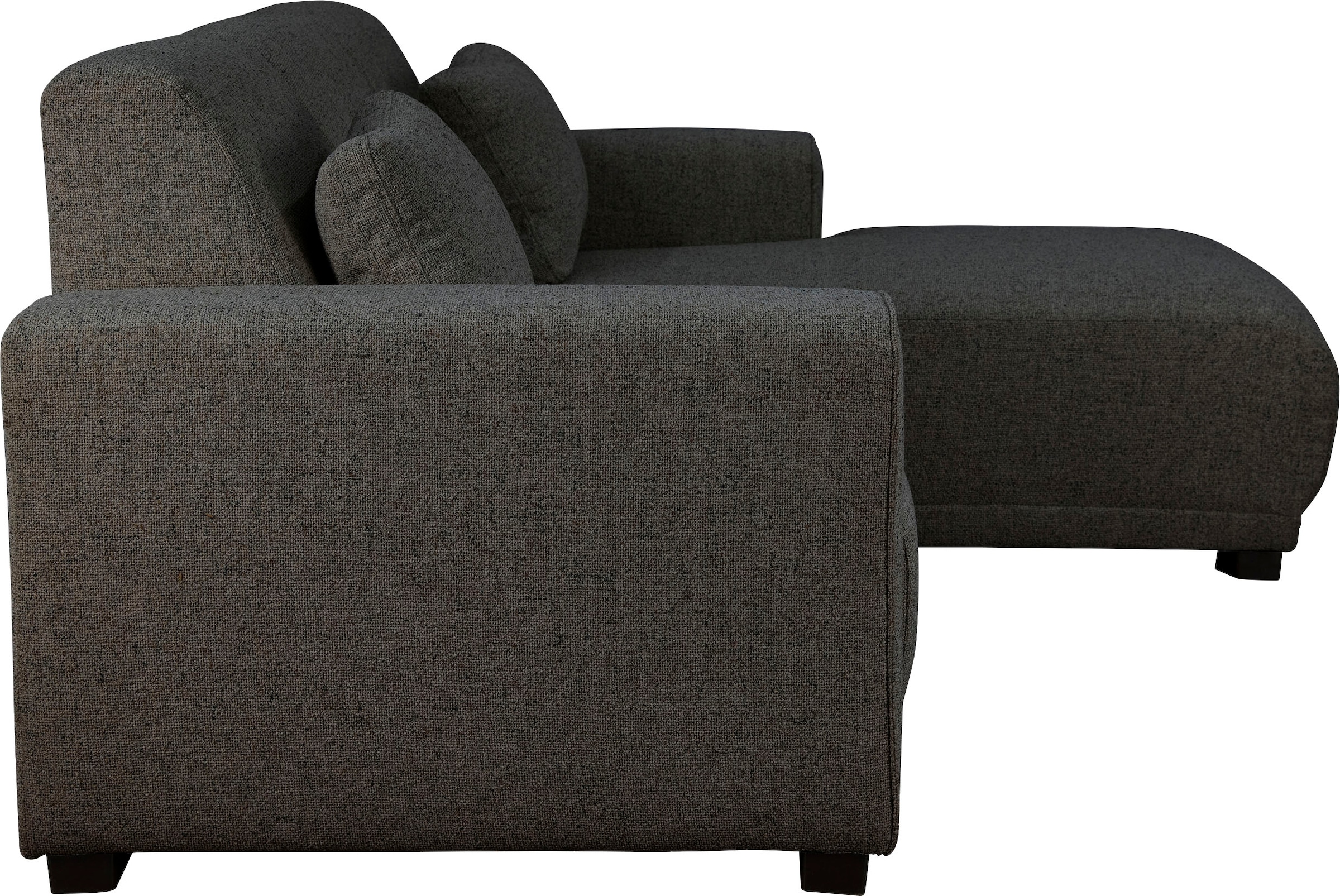 Home affaire Ecksofa »BORNHOLM L-Form mit Recamiere, Maße B/T/H: 234/162/85 cm«, Recamiere links oder rechts bestellbar, Wellenfederung, inkl. 2 Kissen