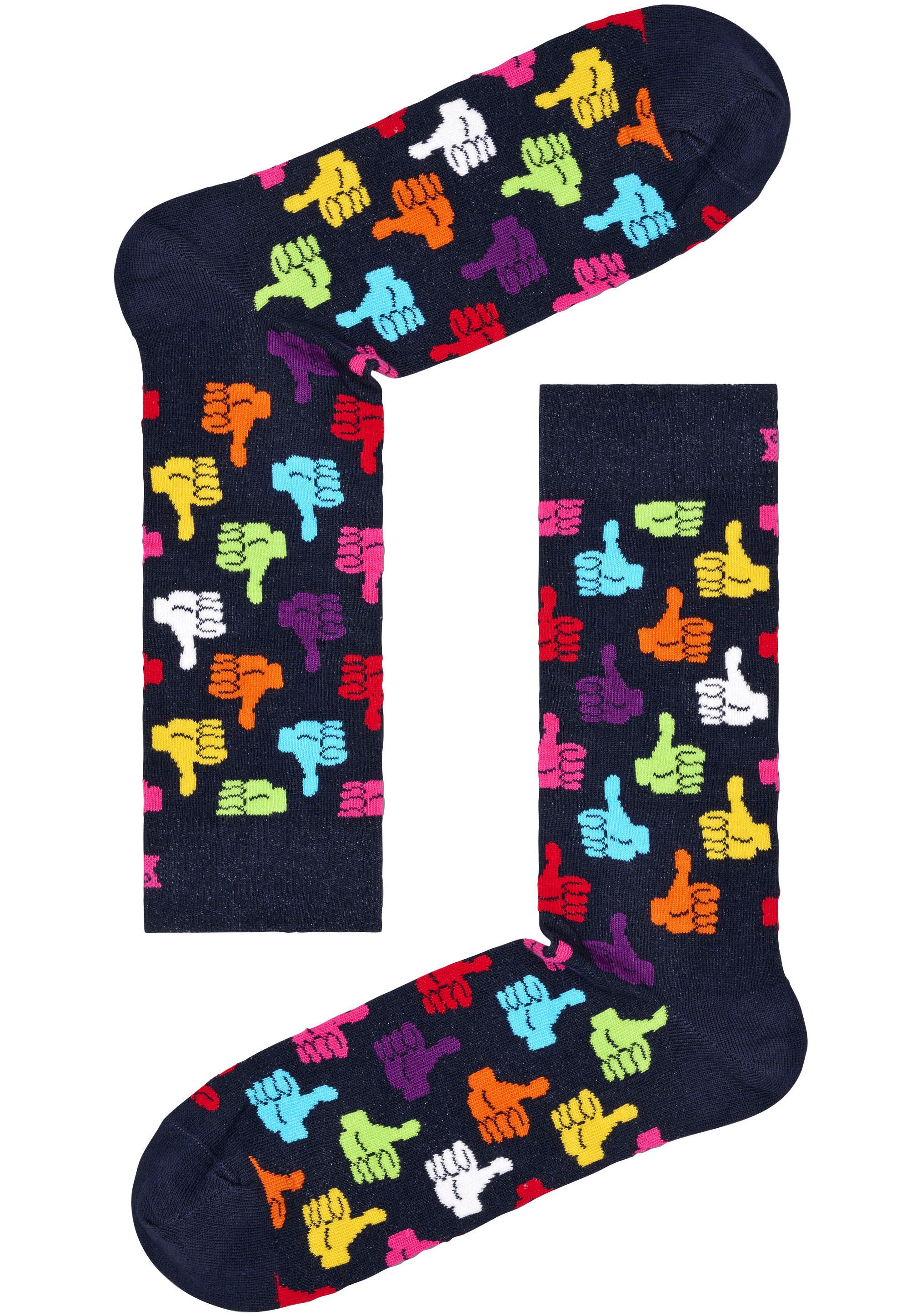 Friday Socks«, | & Black 2 Paar), Classic Thumbs Socks Socken (Packung, »2-Pack Happy Up Dog Dog BAUR Socks