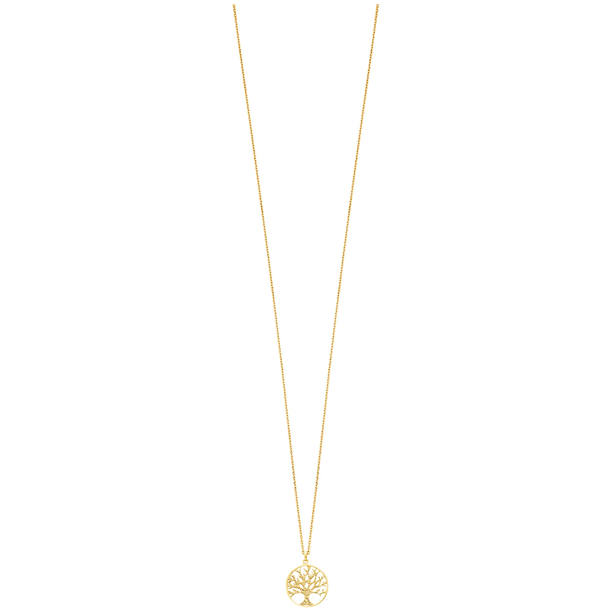 Julie Julsen Kette mit Anhänger »925/- Sterling Silber vergoldet Motiv Lebensbaum«