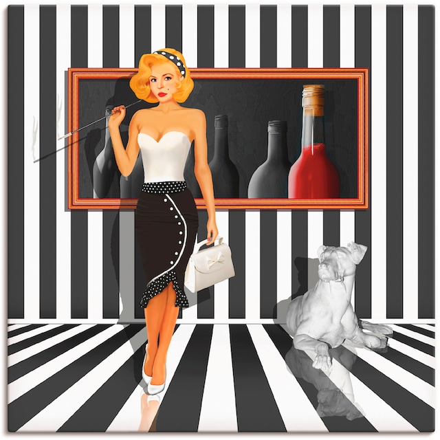 Artland Wandbild »Serie«, Frau, (1 St.), als Leinwandbild, Wandaufkleber  oder Poster in versch. Größen kaufen | BAUR