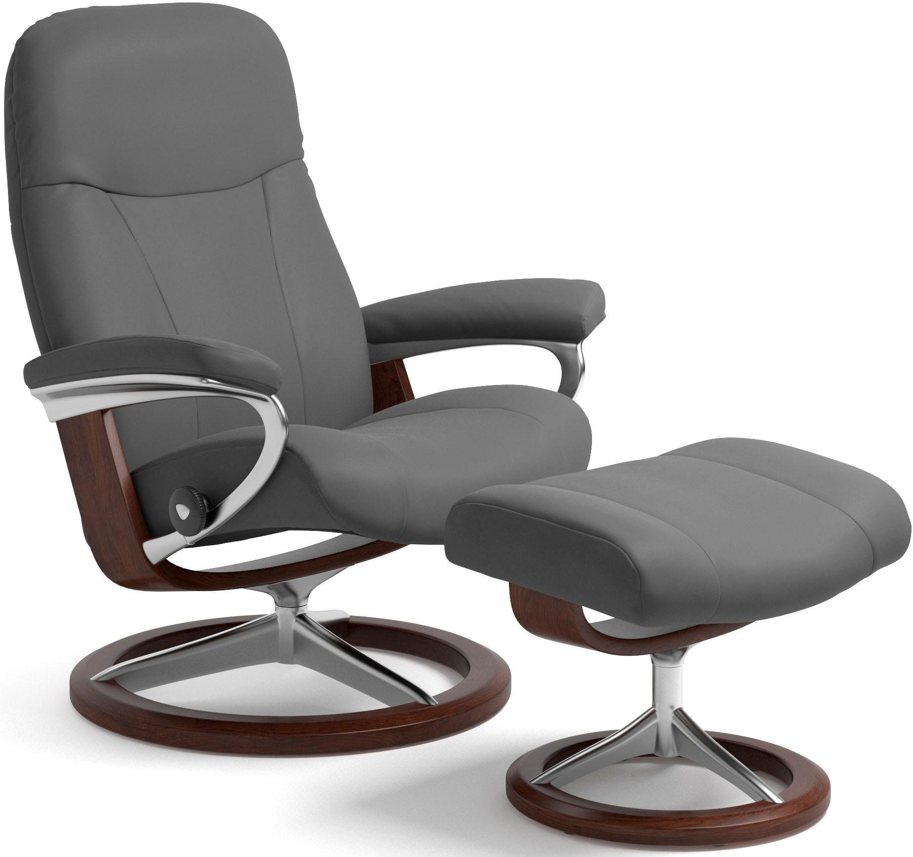 Stressless® Hocker »Garda«, mit Signature Base, Gestell Braun