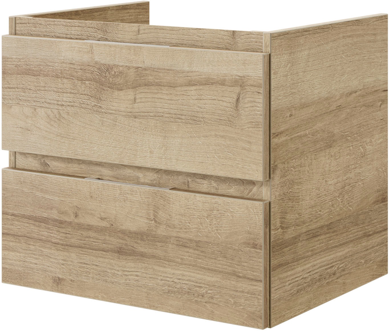 Saphir Badmöbel-Set »Serie 4035 2-teilig, Keramikwaschtisch mit LED-Spiegelschrank«, (Set), 60 cm breit, inkl. Türdämpfer, 2 Schubladen, 2 Türen, 2 Einlegeböden