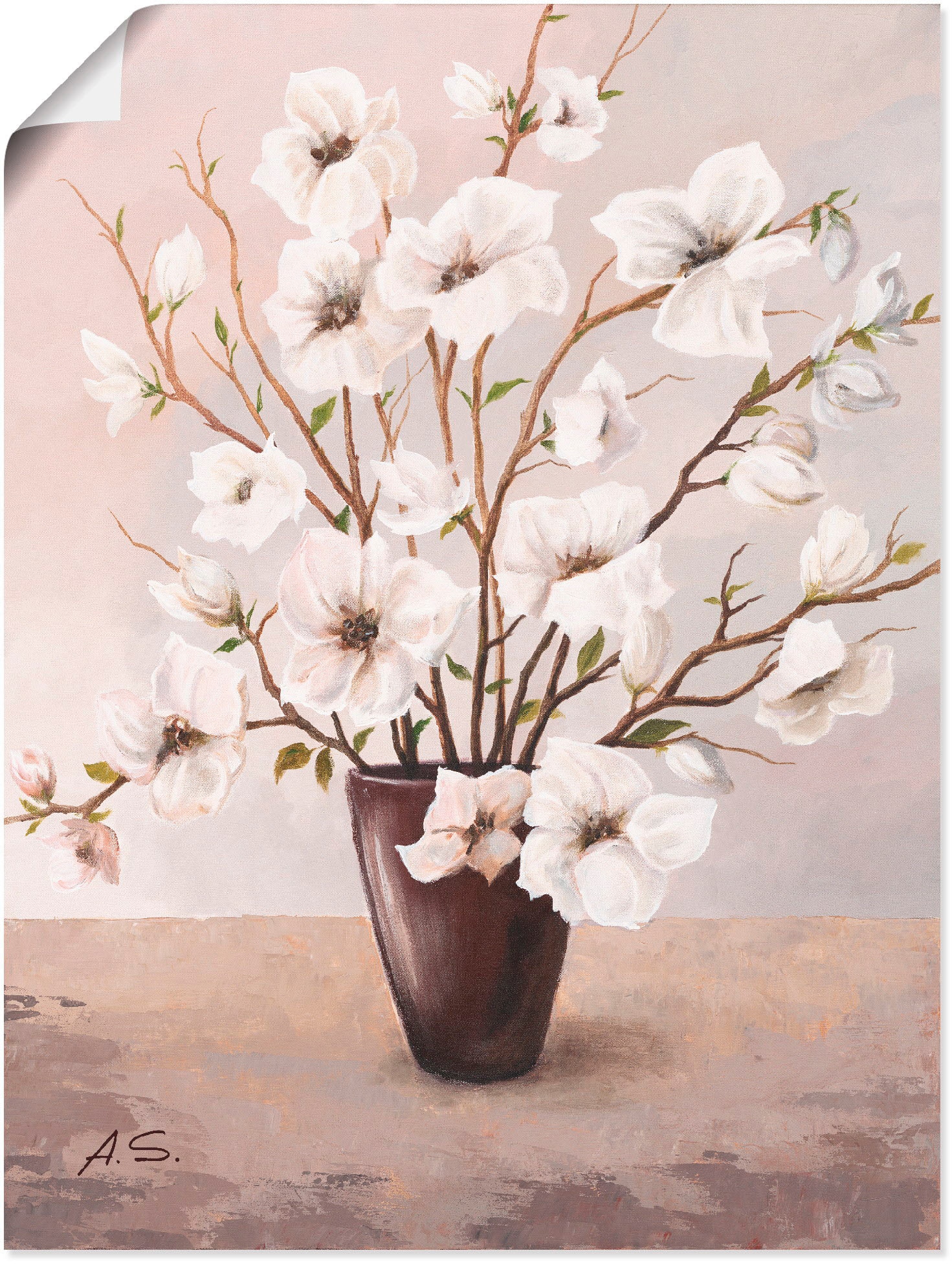 Artland Wandbild "Magnolien" Blumen 1 Stk. tlg. als Leinwandbild, Poster in günstig online kaufen