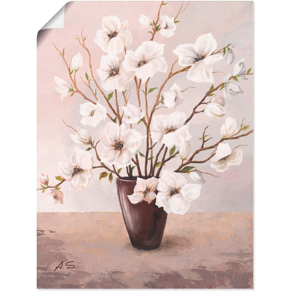 Artland Wandbild »Magnolien«, Blumen, (1 St.)