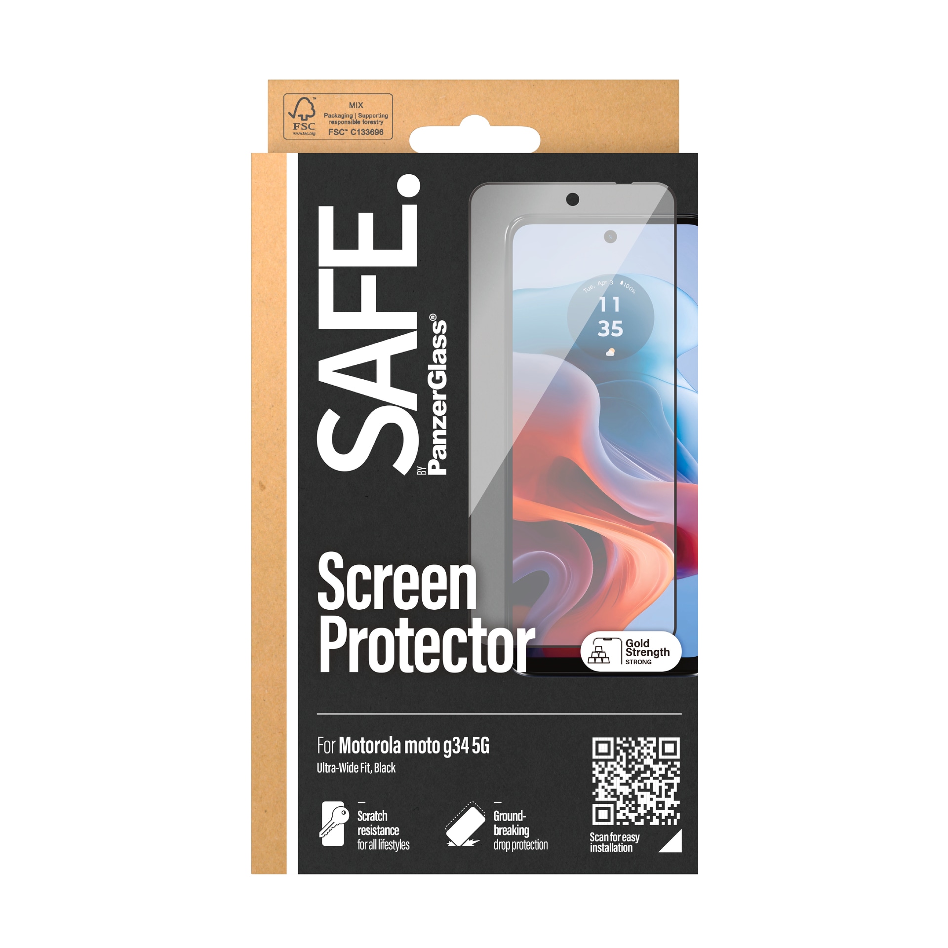 Displayschutzglas »Screen Protector«, für Motorola moto G34 5G
