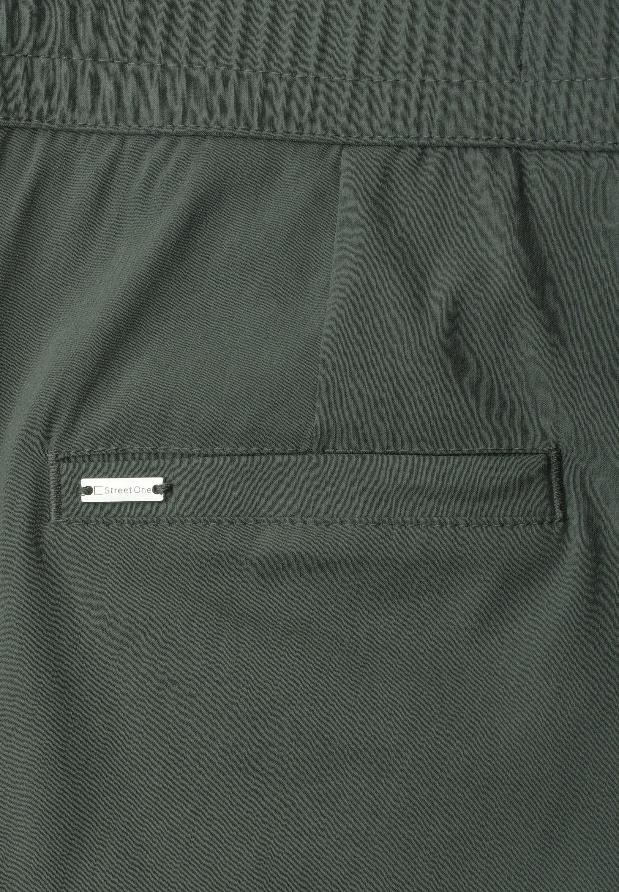 STREET ONE Stoffhose  im elastischen Materialmix