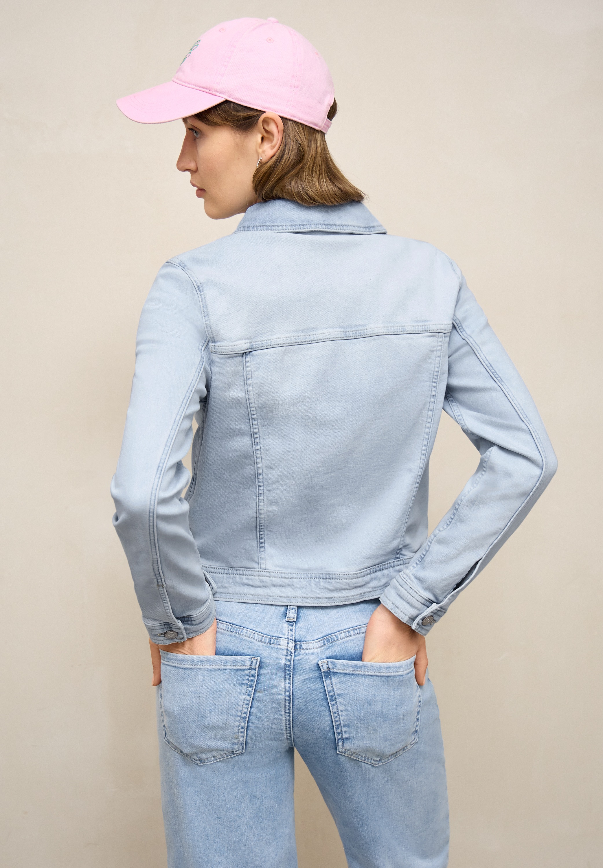 STREET ONE STUDIO Jeansjacke ohne Kapuze mit Brusttaschen günstig online kaufen