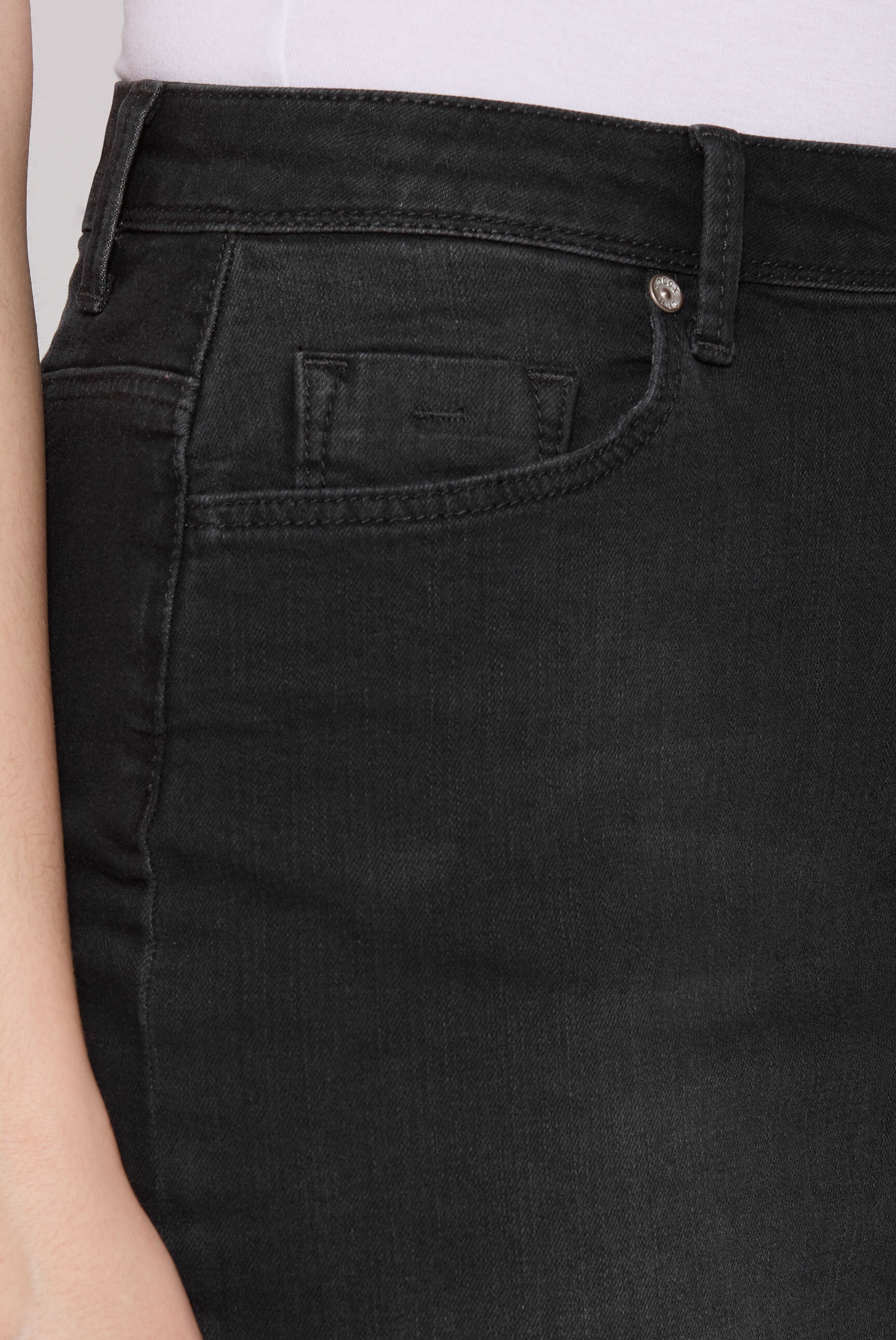 SOCCX Jeansrock, mit Gehschlitz