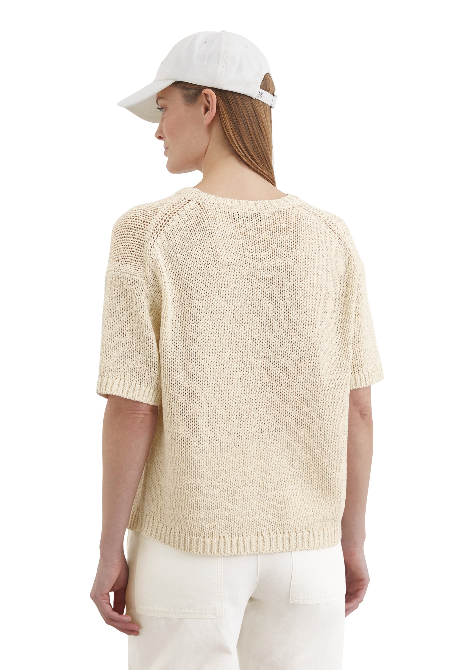 Marc O'Polo Rundhalspullover »aus Organic Cotton-Mix«