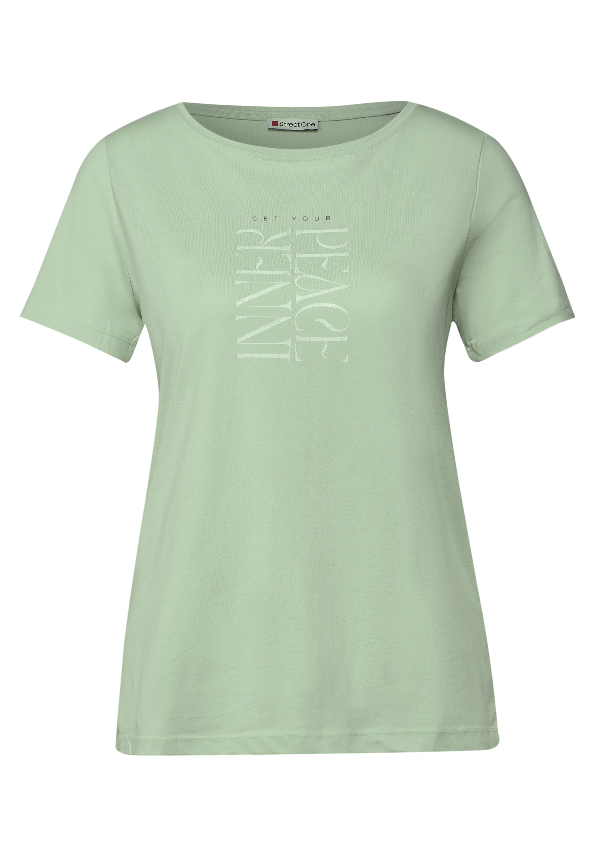 STREET ONE Shirttop, mit Wording Print