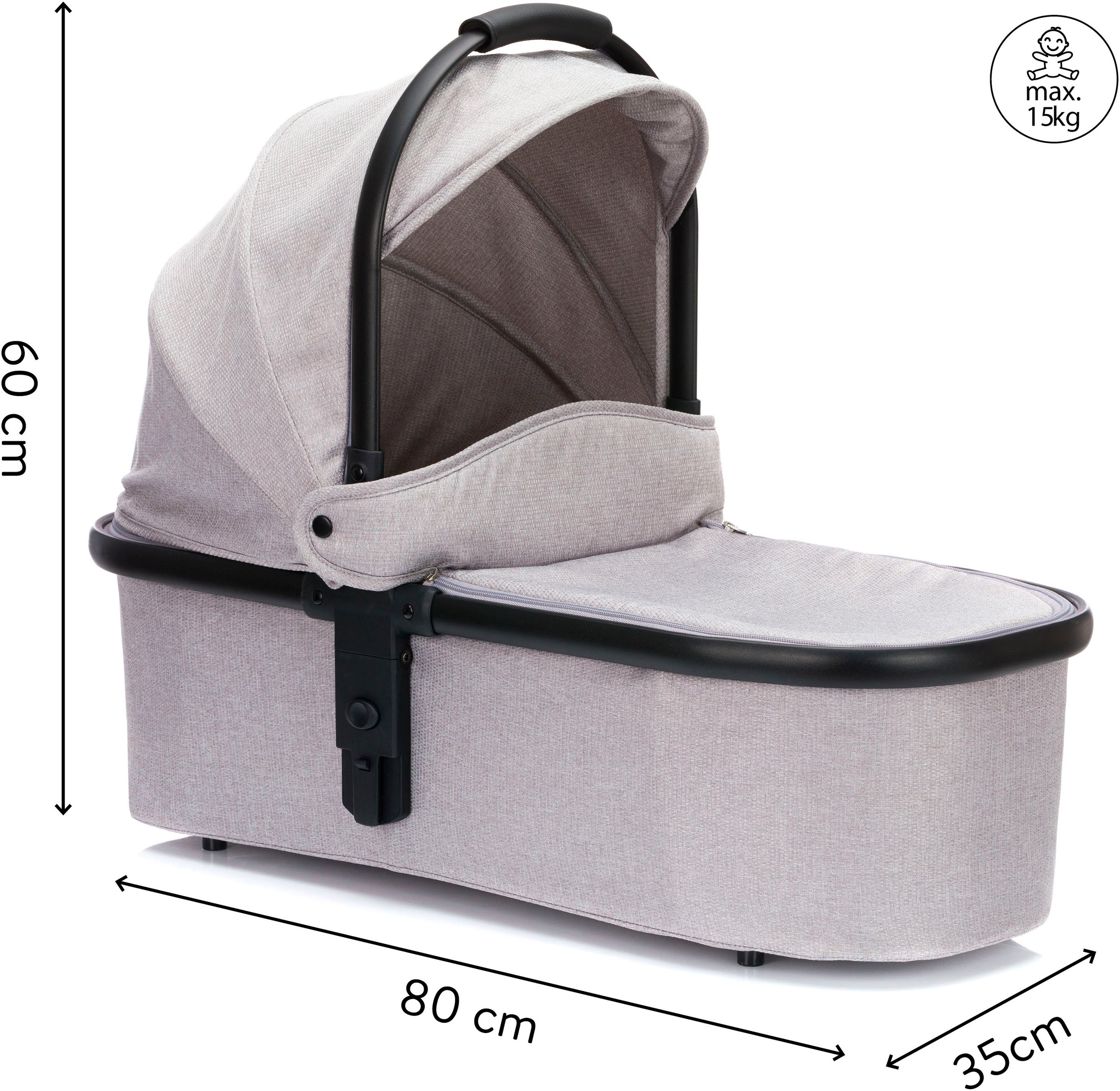 Fillikid Babywanne »für Zwillingswagen Duette S-131«
