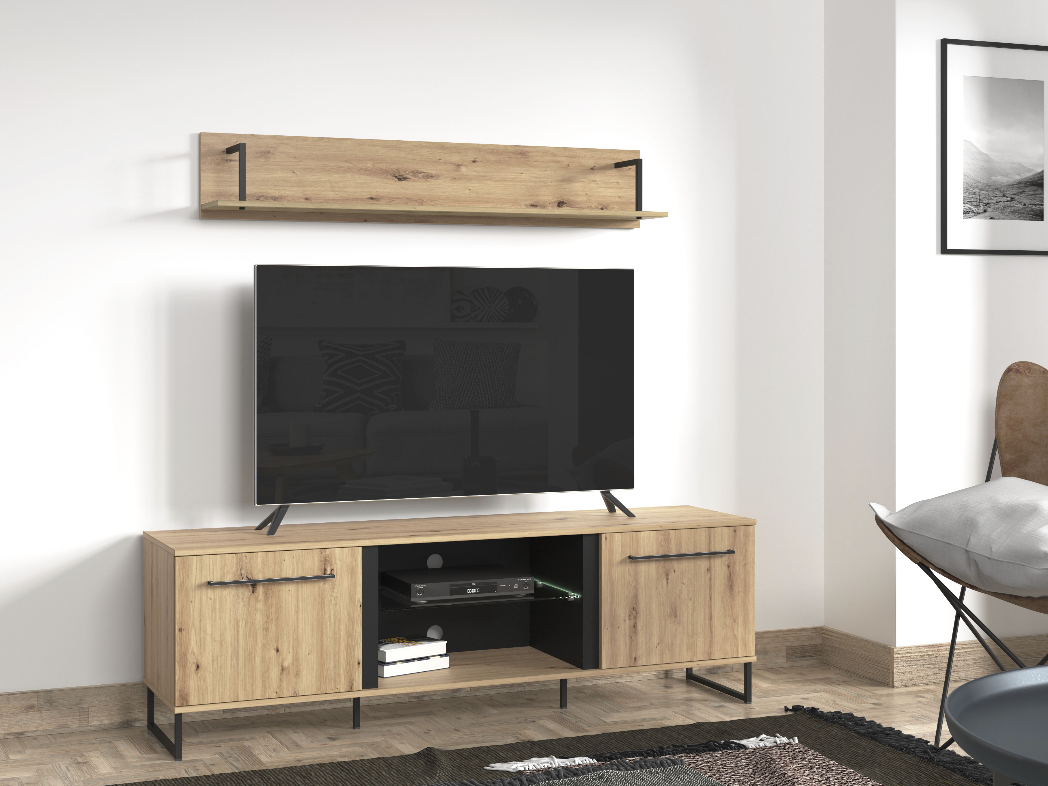 Home affaire TV-Board "Sardinia" Breite ca. 170 cm