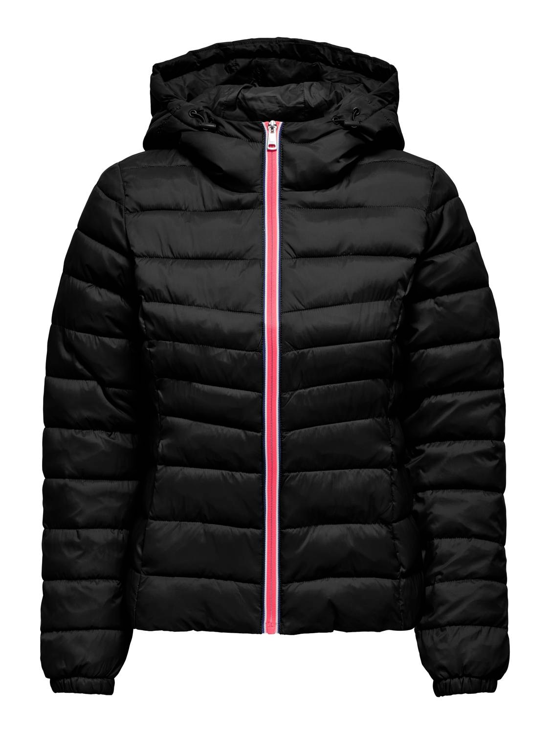 ONLY Steppjacke "ONLTAHOE CONTRAST HOOD JACKET CC OTW", mit Kapuze