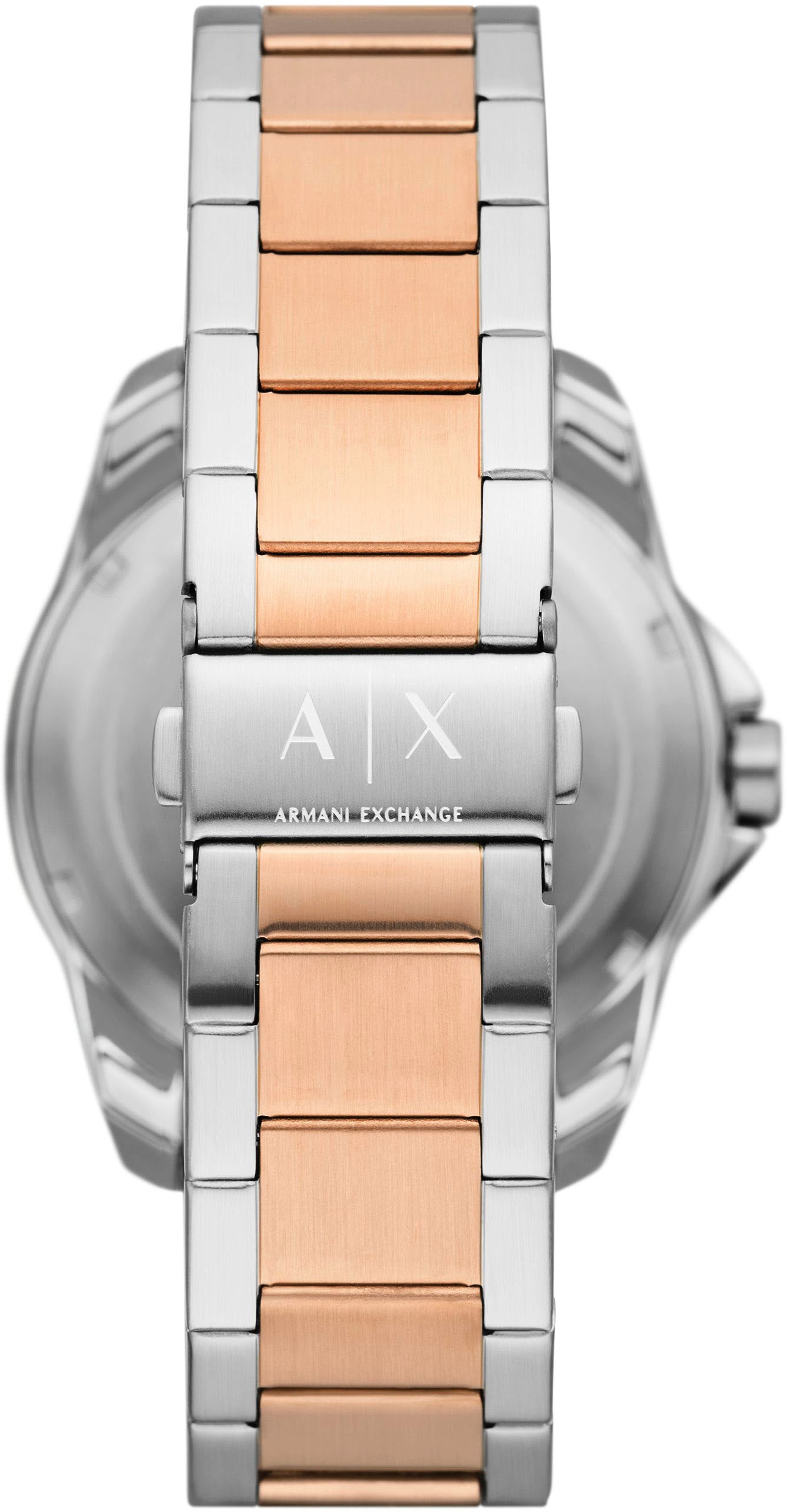 ARMANI EXCHANGE Quarzuhr, Armbanduhr, Herrenuhr, bis 10 bar wasserdicht, Edelstahlarmband