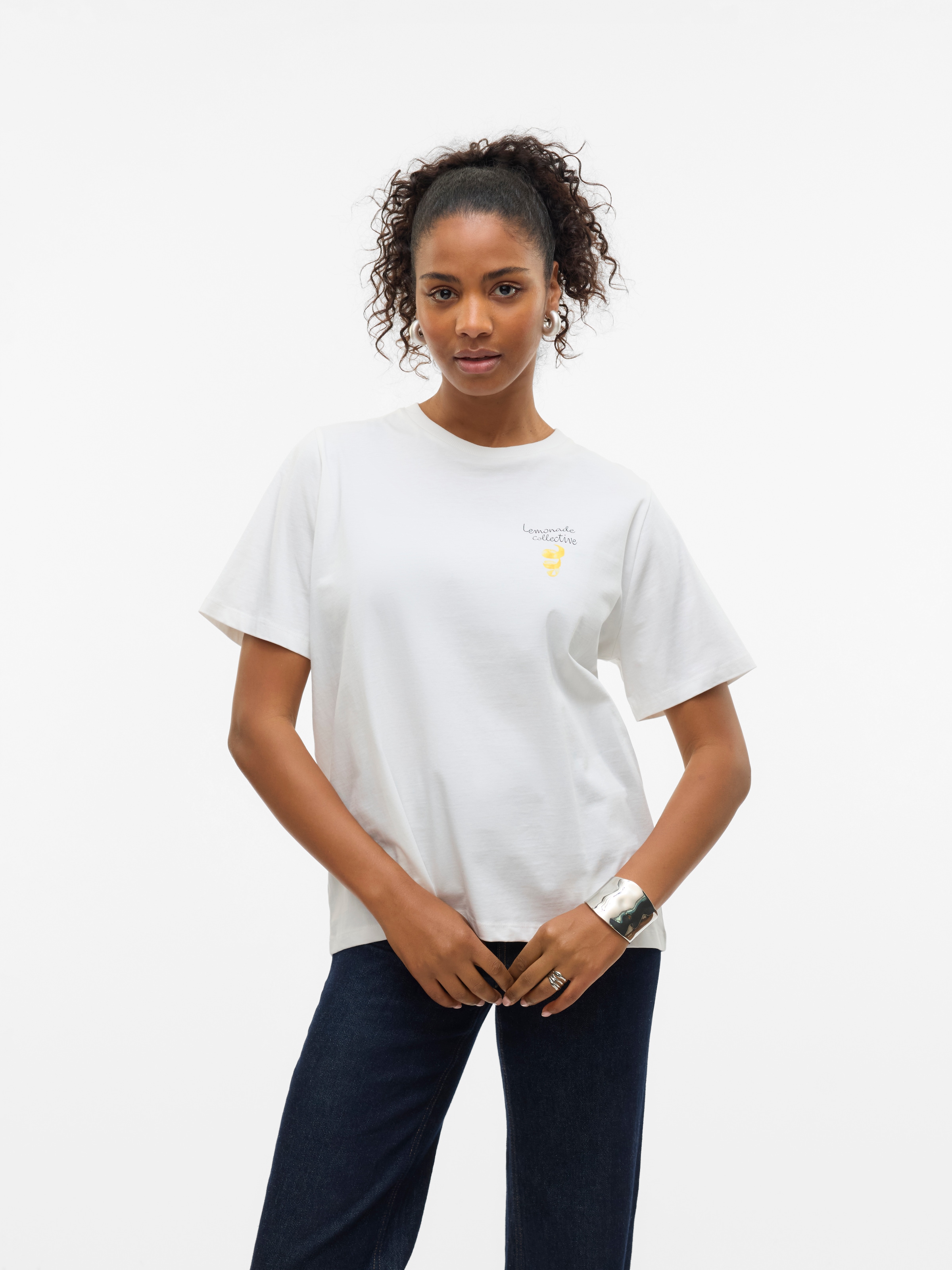 Vero Moda Kurzarmshirt "VMAYA CATY SS TOP BOX JRS GA" günstig online kaufen