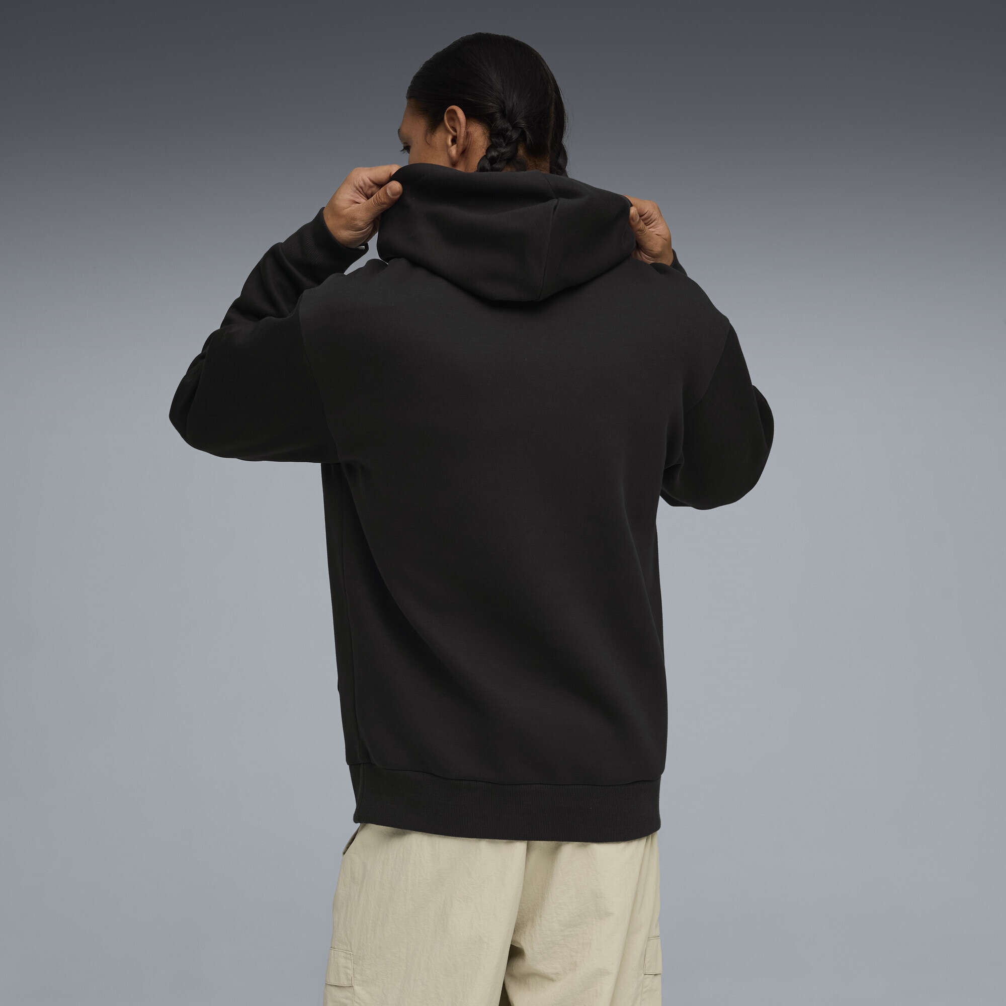 PUMA Hoodie »Essentials Elevated Cat Logo Relaxed Hoodie Herren«
