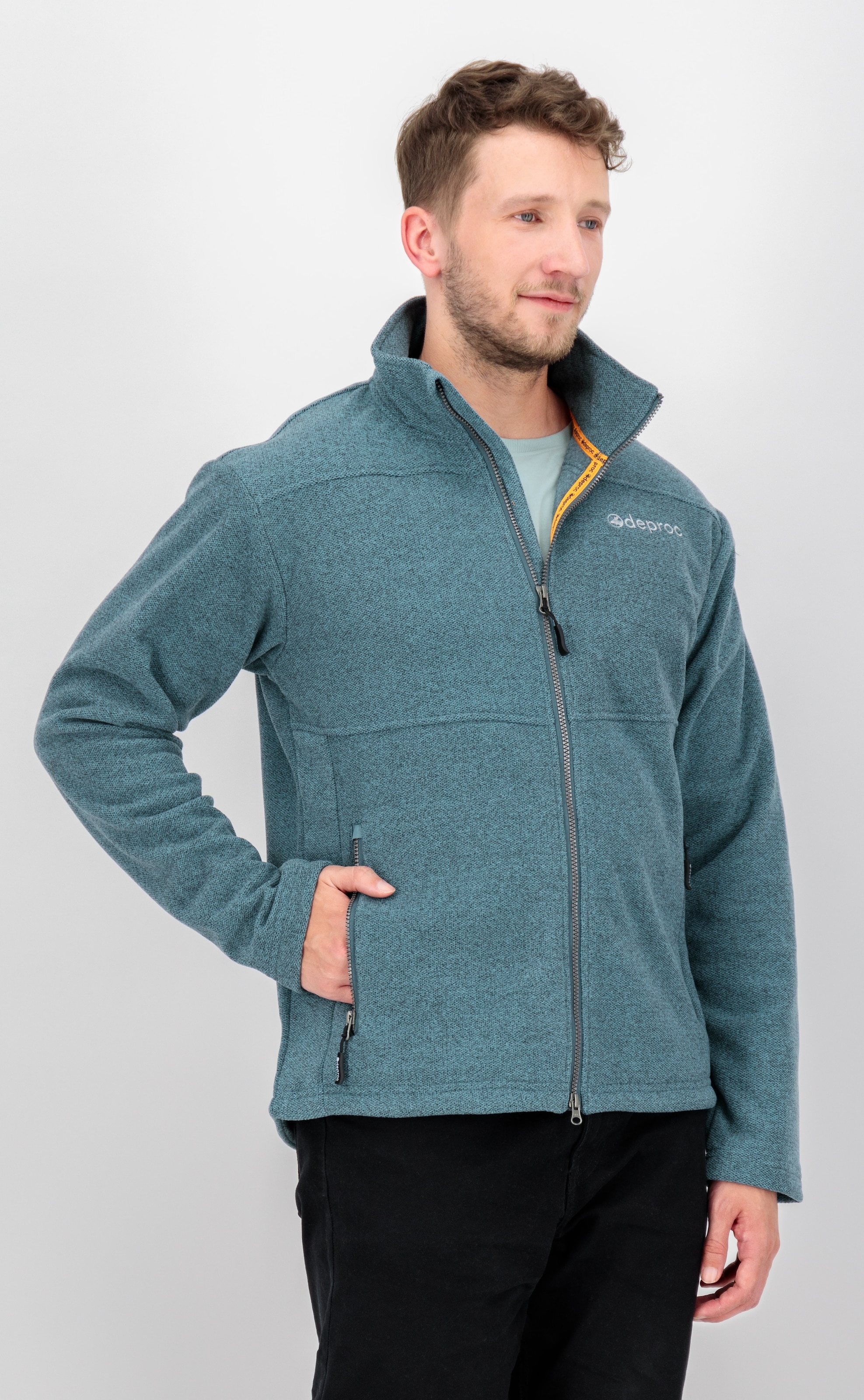 DEPROC Active Strickfleecejacke »SEWARD MN«, mit 2-Wege-Reißverschluss