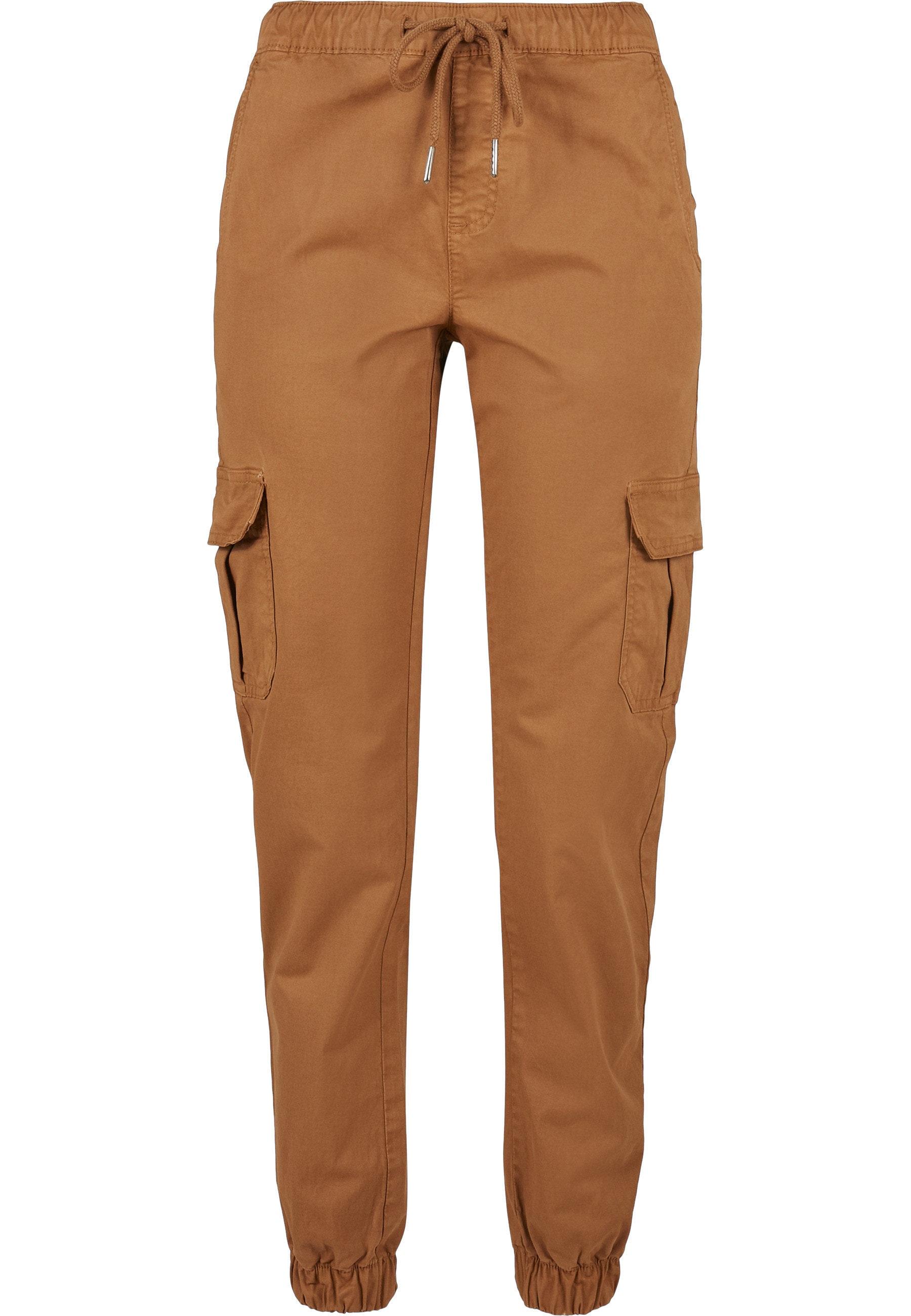 URBAN CLASSICS Cargohose "Urban Classics Damen Ladies High Waist Cargo Jogg günstig online kaufen
