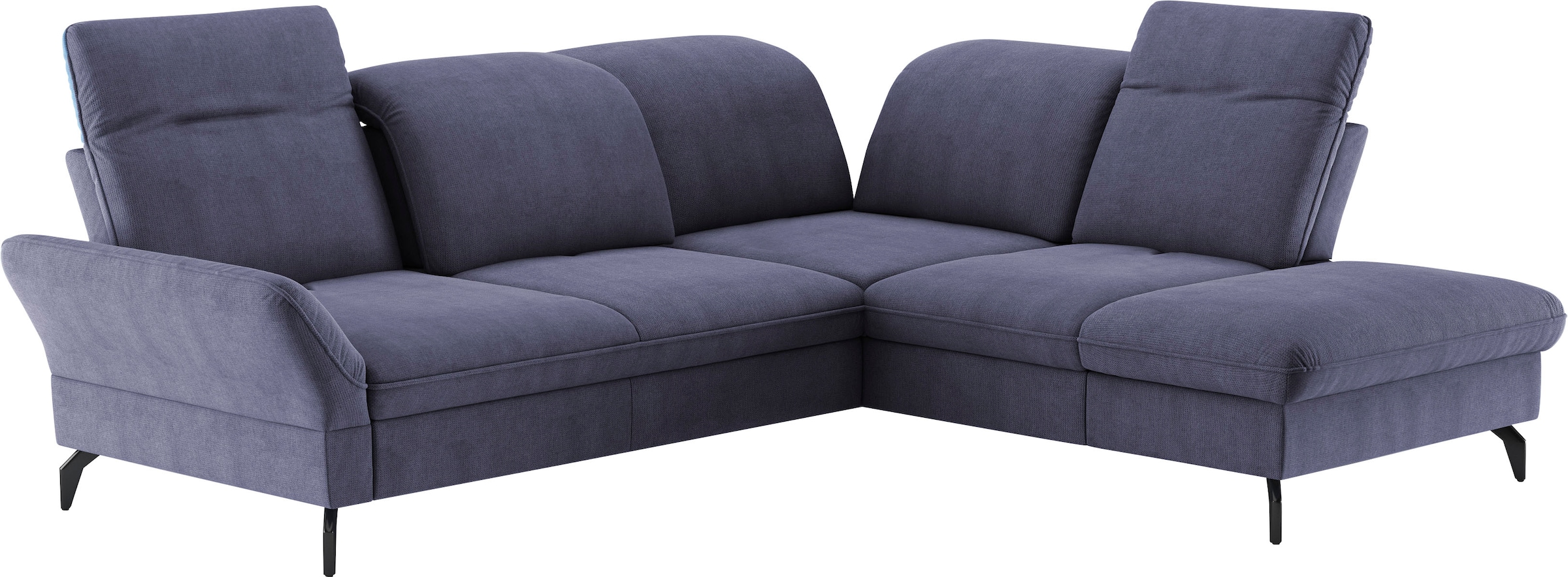 sit&more Ecksofa "Leandro L-Form", Wahlweise mit Bett-, Kopfteil - und Arml günstig online kaufen