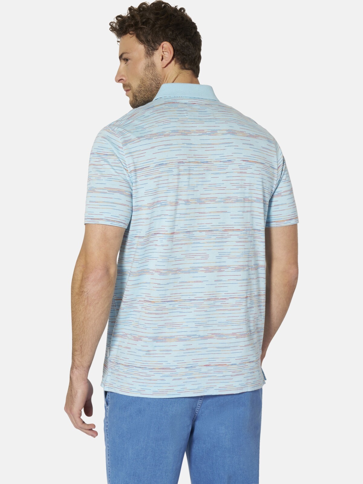 Poloshirt BABISTA "Poloshirt ORVENTO", Herren, Gr. M, blau (hellblau), Obermaterial: 100% Baumwolle CO., Shirts 2