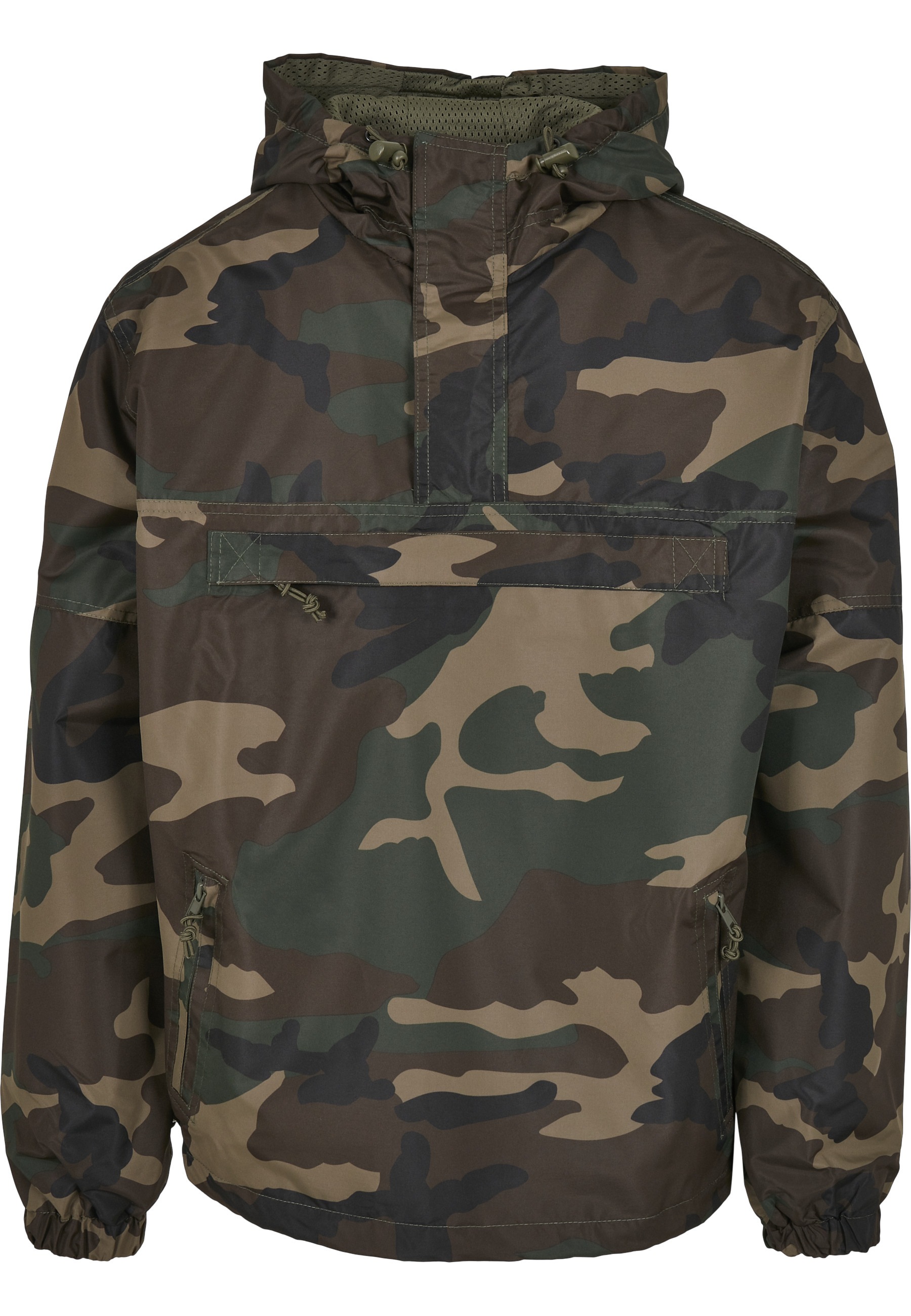 Brandit Allwetterjacke »Brandit Herren Summer Pull Over Jacket« 1 Stk. tlg. mit Kapuze