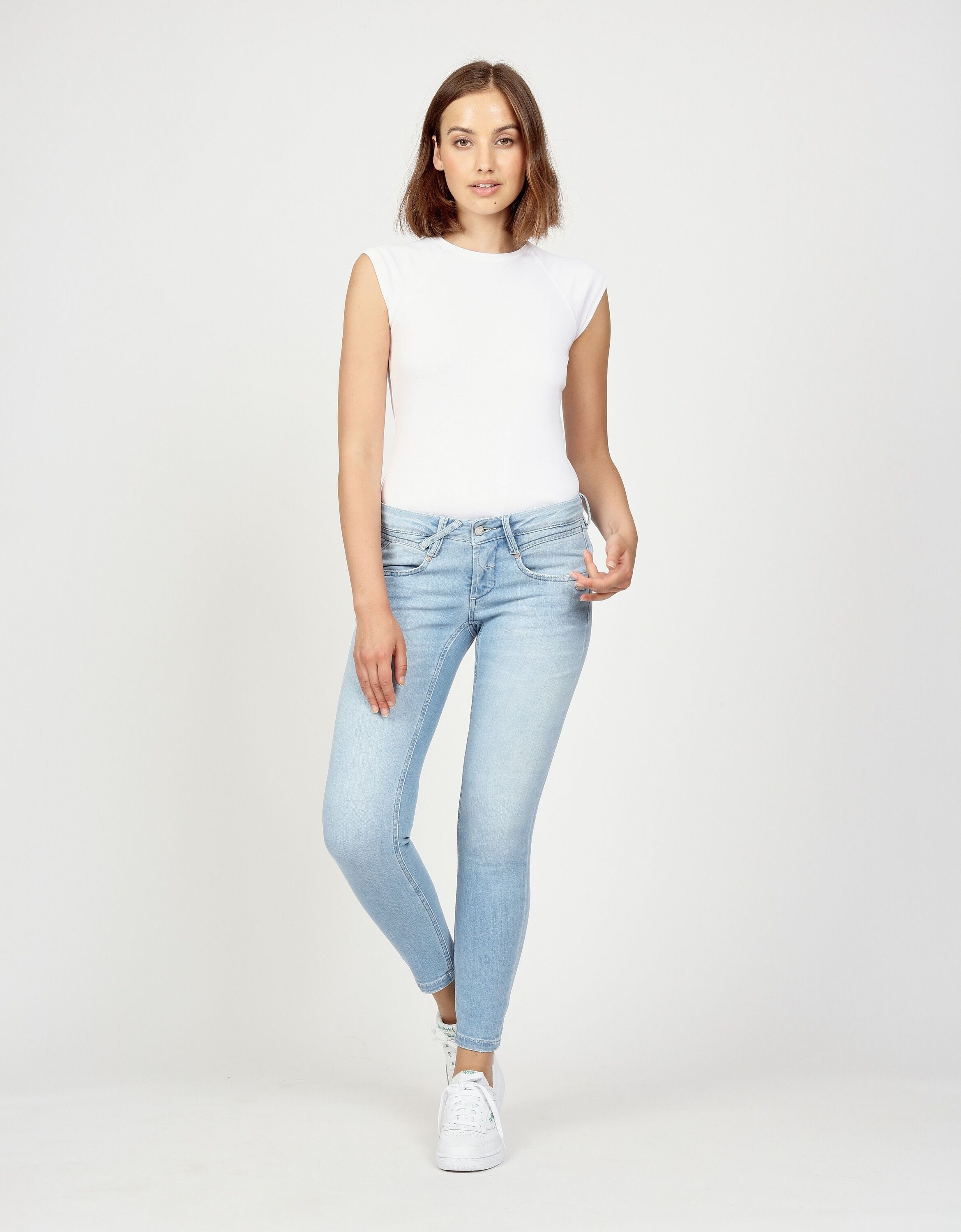 GANG 5-Pocket-Jeans »94NENA CROPPED« im 5-Pocket-Style