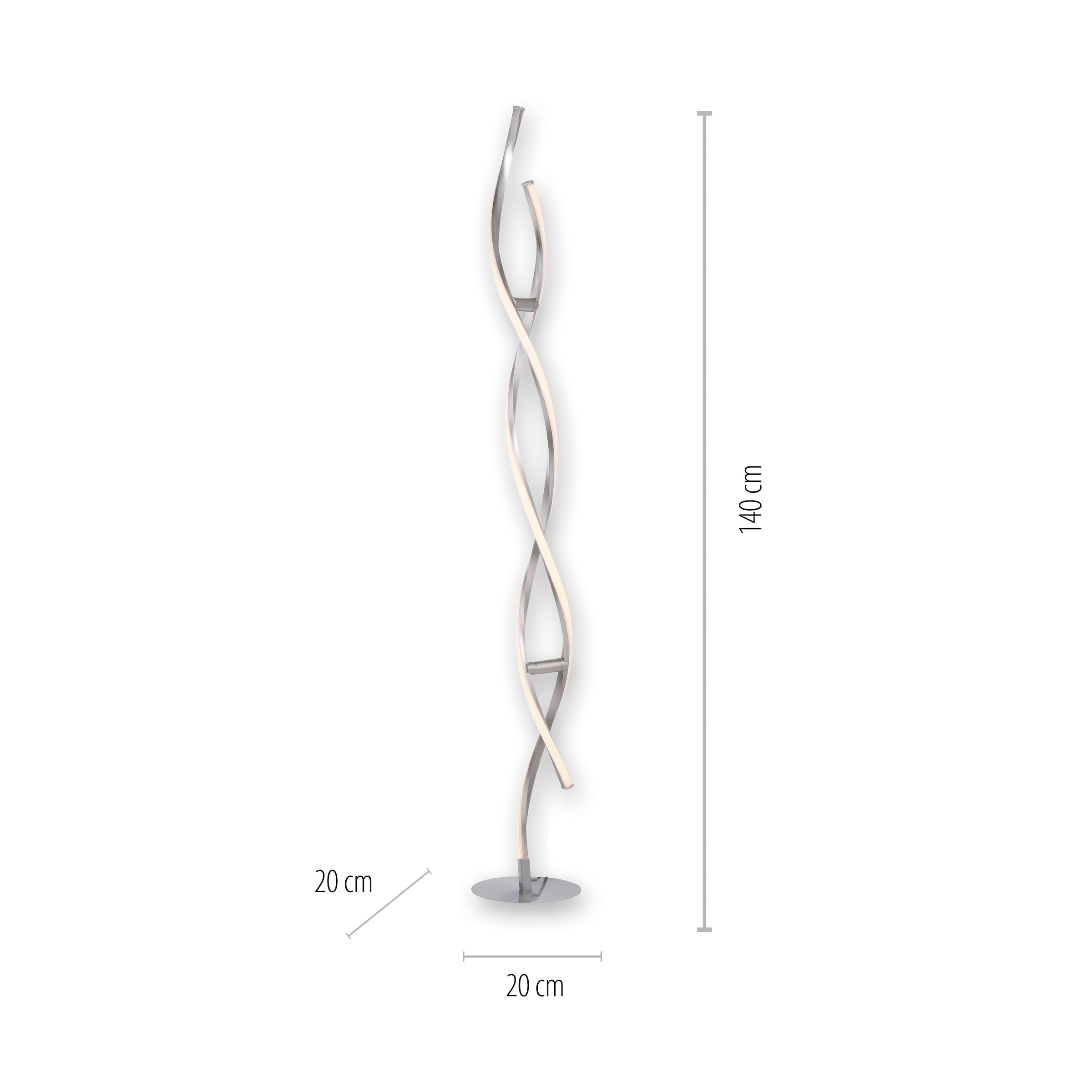 JUST LIGHT Stehlampe »Ls-SWING«, BAUR Fernbedienung, Infrarot flammig-flammig, fähig inkl., | Smarthome 2 RGB+tunable white