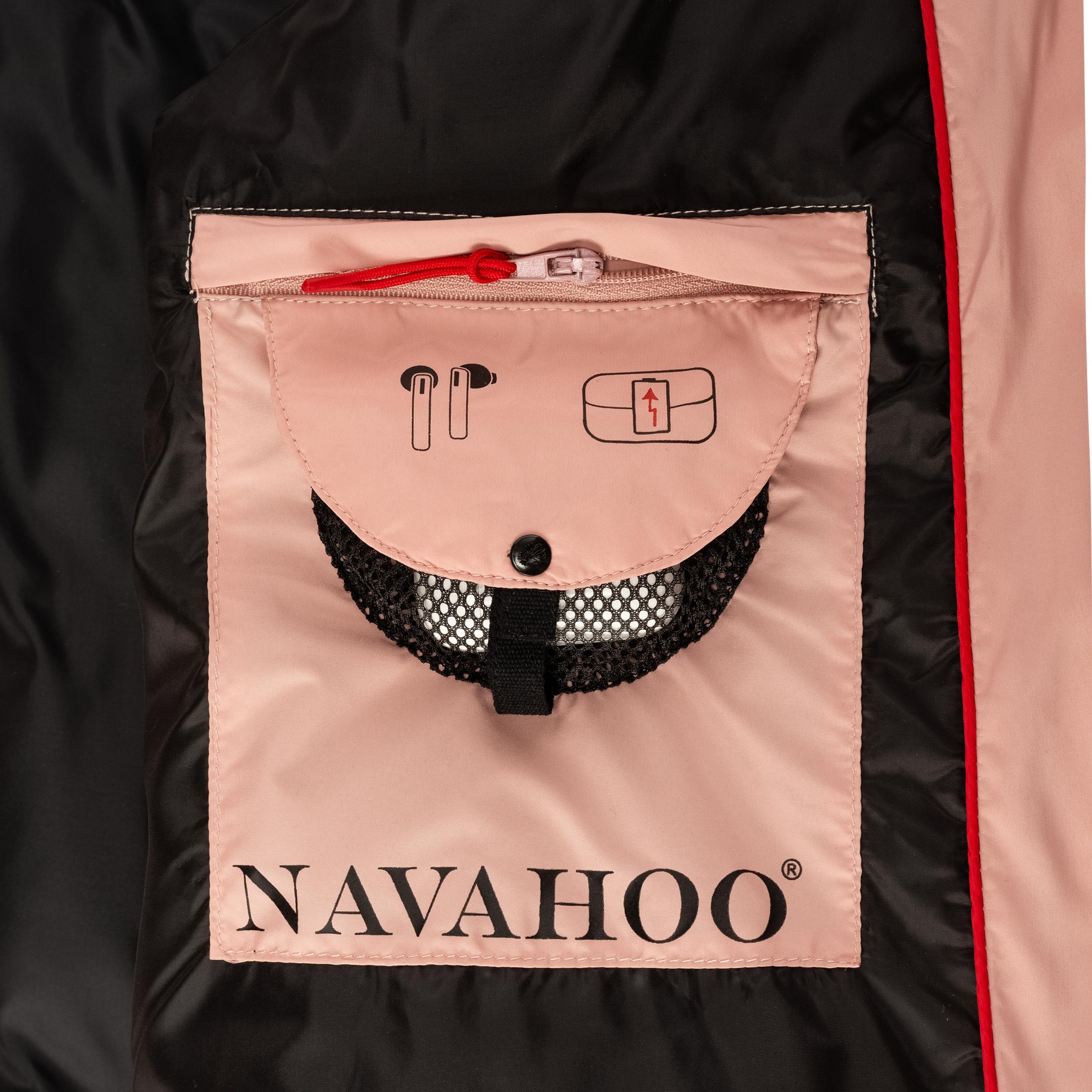 Navahoo Steppmantel »Isalie«, zeitloser Wintermantel mit abnehmbarer Kapuze