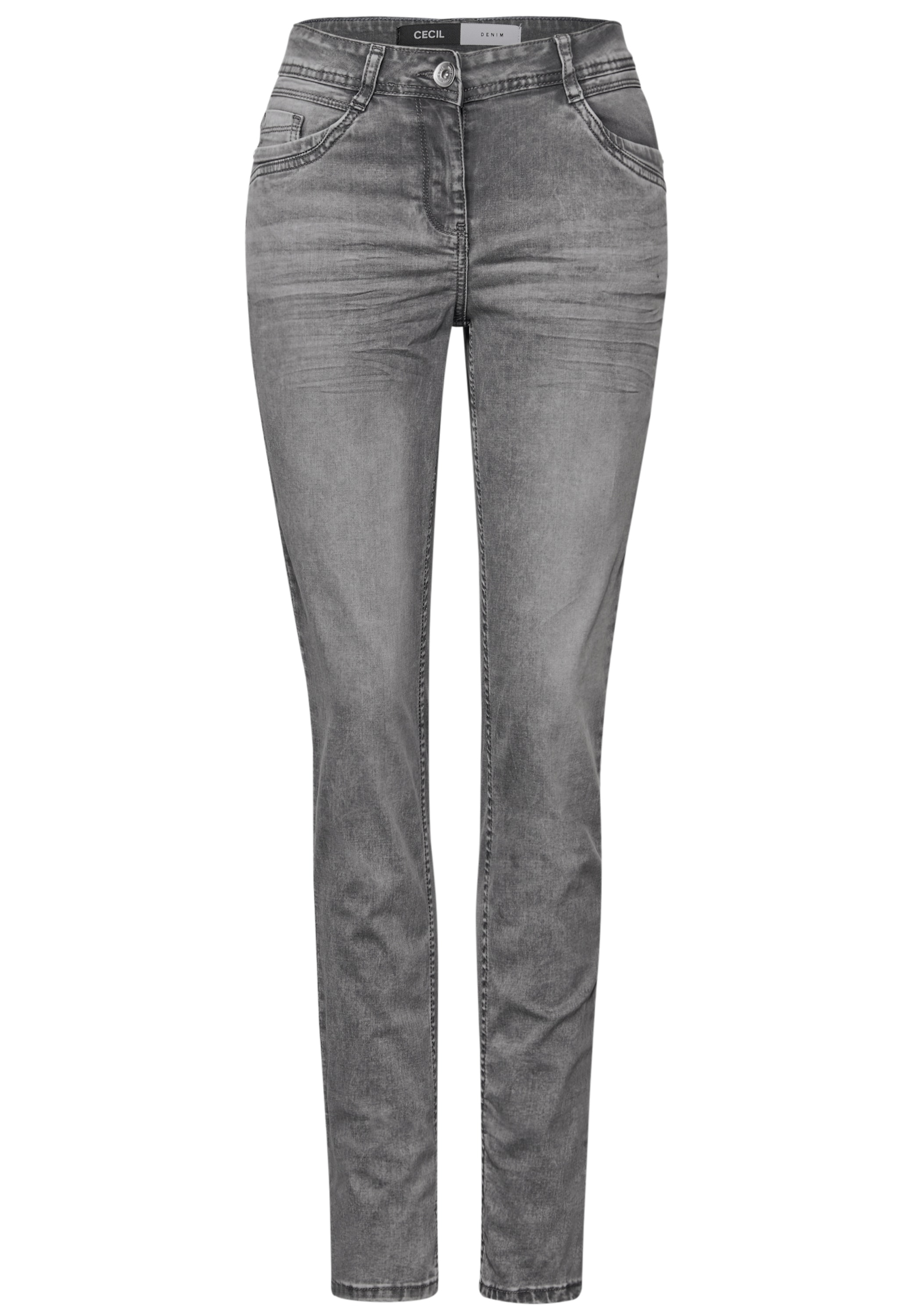 Cecil Gerade Jeans, Middle Waist