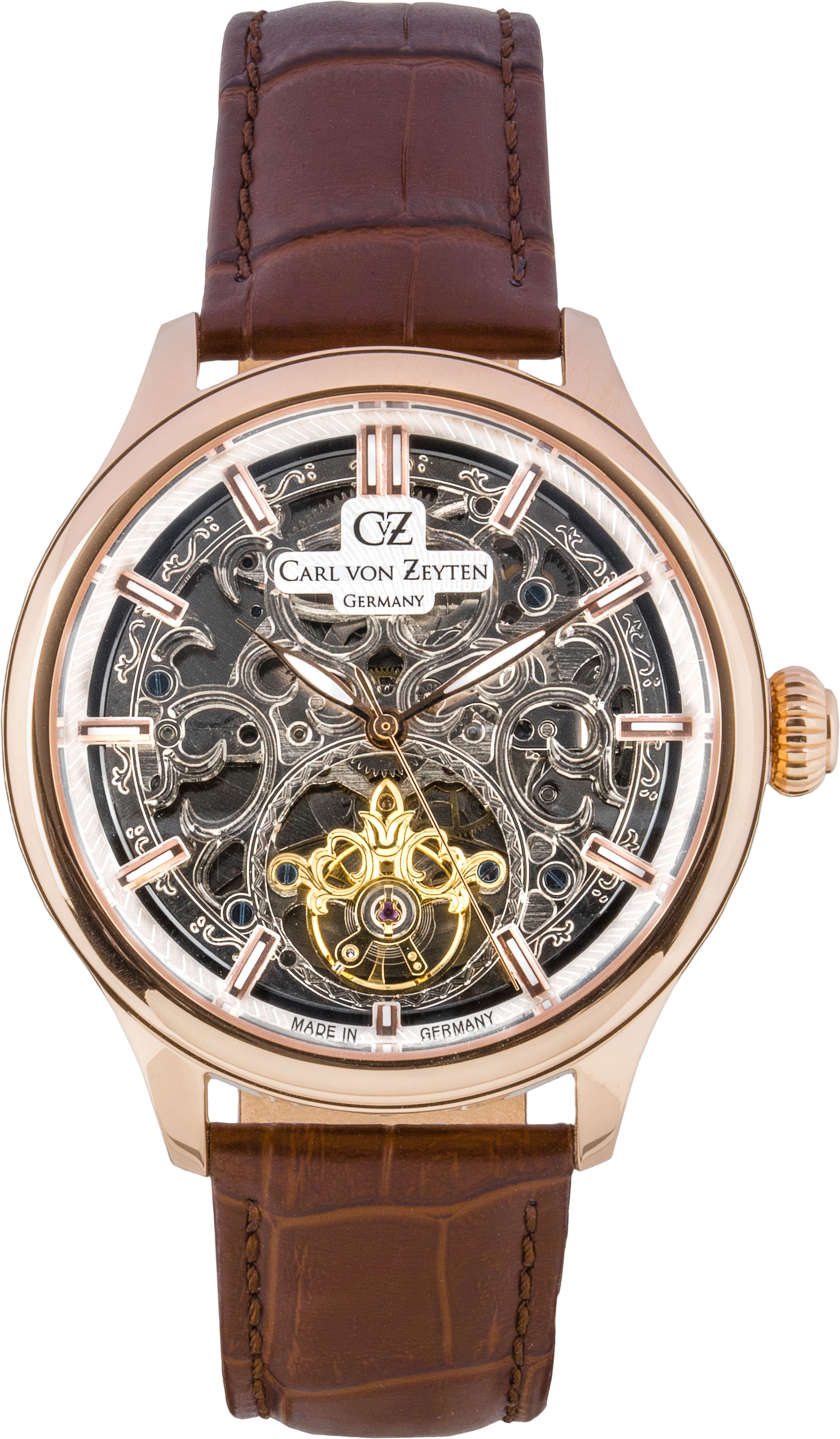 Carl von Zeyten Automatikuhr »St. Georgen«, Armbanduhr, mechanische Uhr, Herrenuhr, Made in Germany