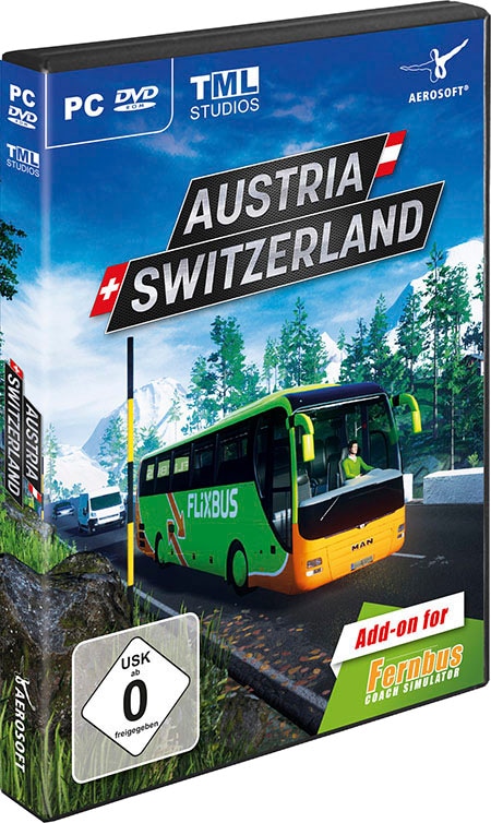 aerosoft Spielesoftware »Der Fernbus Simulator- AddOn Szenerie Österreich/Schweiz - PC«, PC
